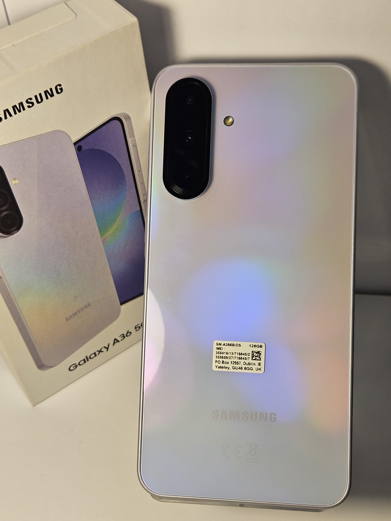 Samsung Galaxy A36 5G, 128GB, 6GB Ram, Lavader Ca nou