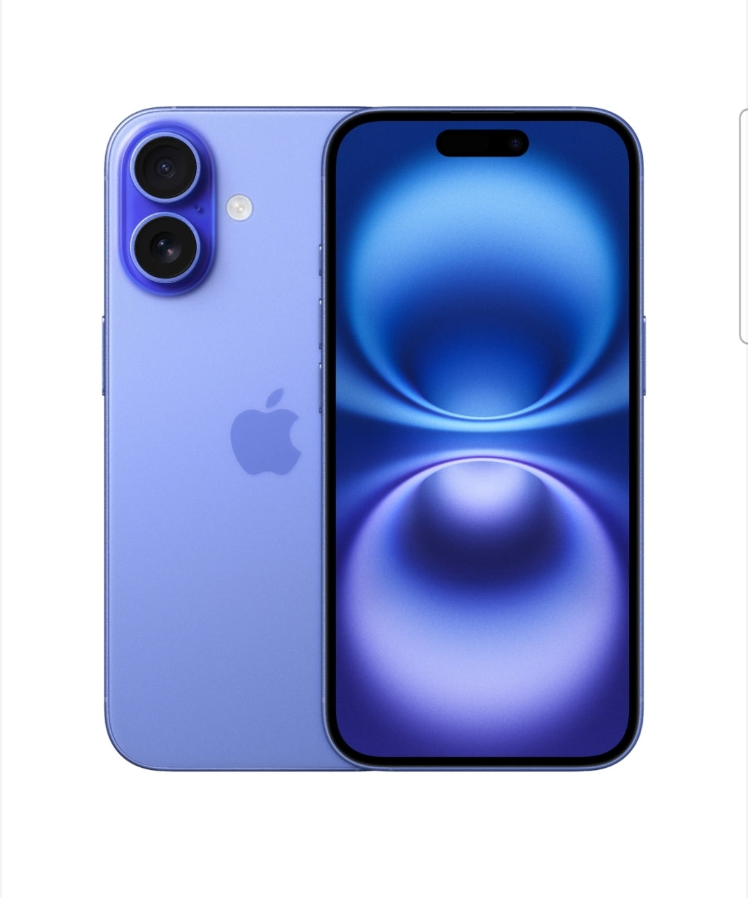 Apple iPhone 16, Albastru, 128GB, Baterie 100% - Stare Impecabila