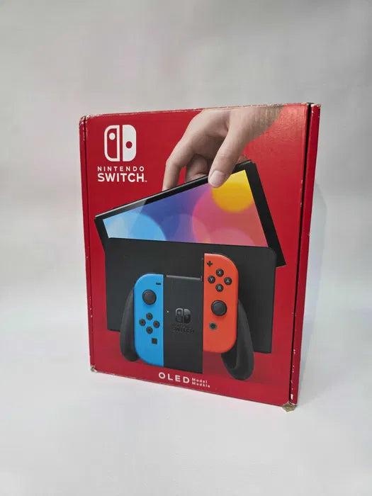 NINTENDO Switch OLED 64GB+128GB La cutie cu toate accesoriile+husa