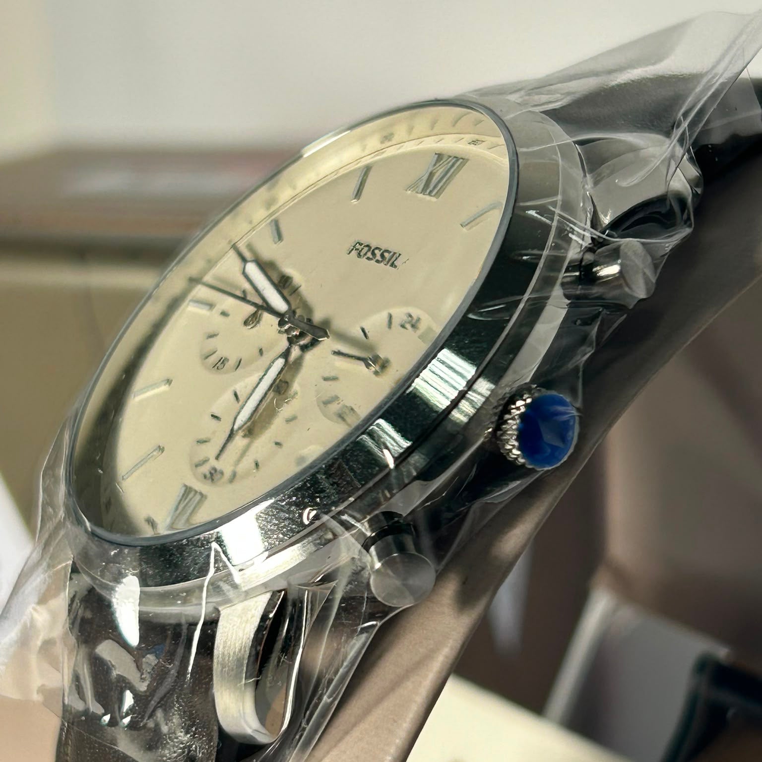 Ceas Fossil FS5380 – Curea din Piele Maro,  Ca Nou