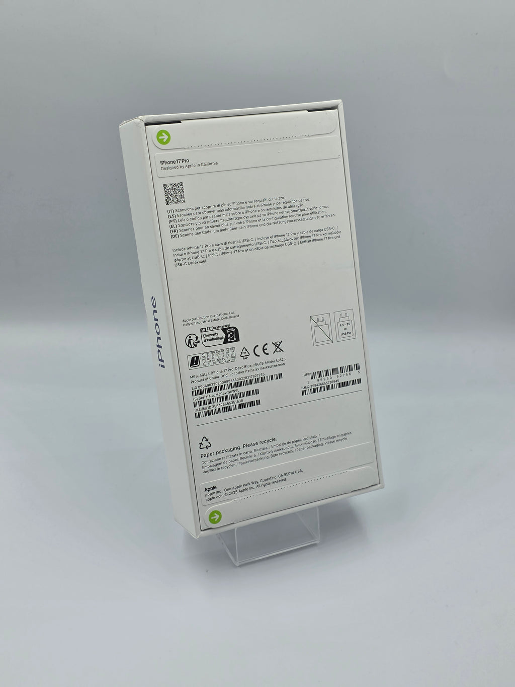 iPhone 17 PRO Blue 256GB Sigilat/Nou