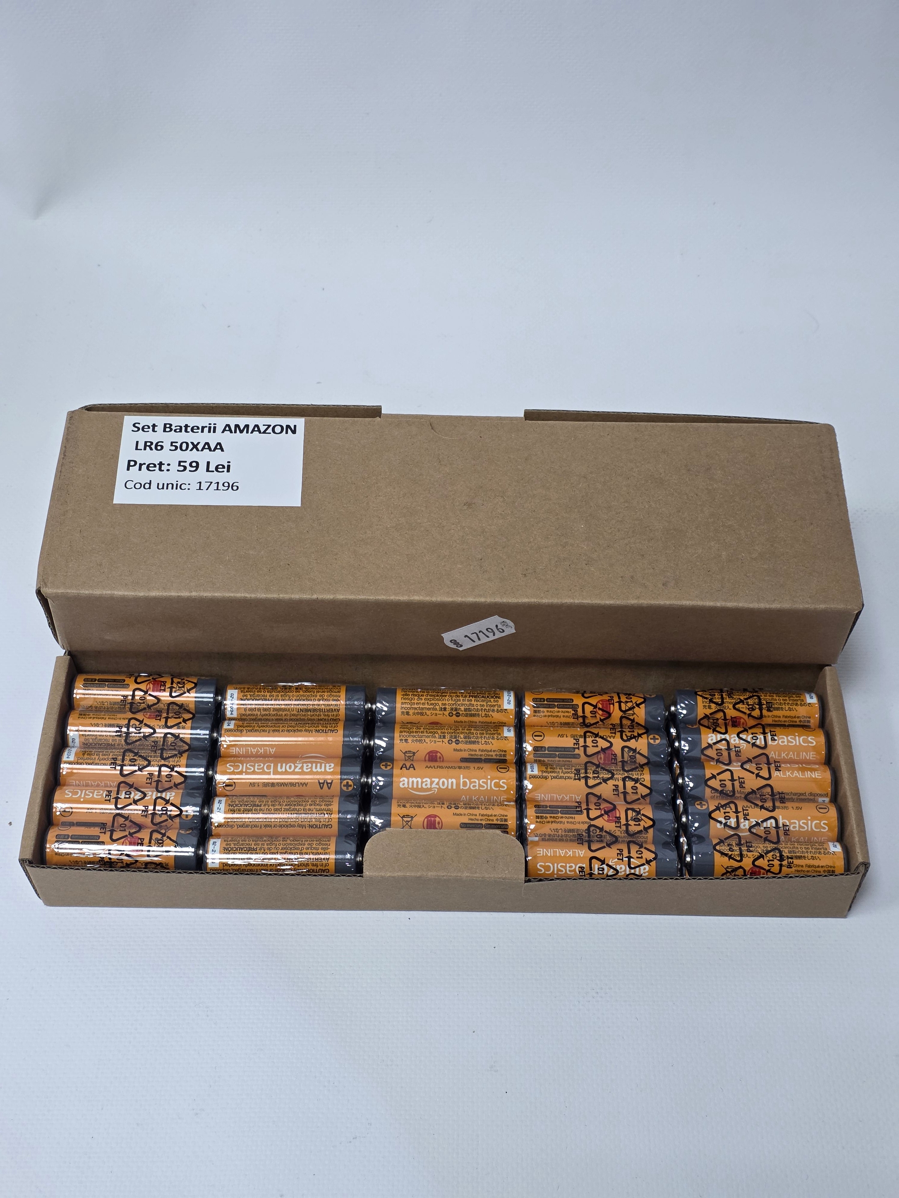 Set Baterii Amazon LR6 50xAA