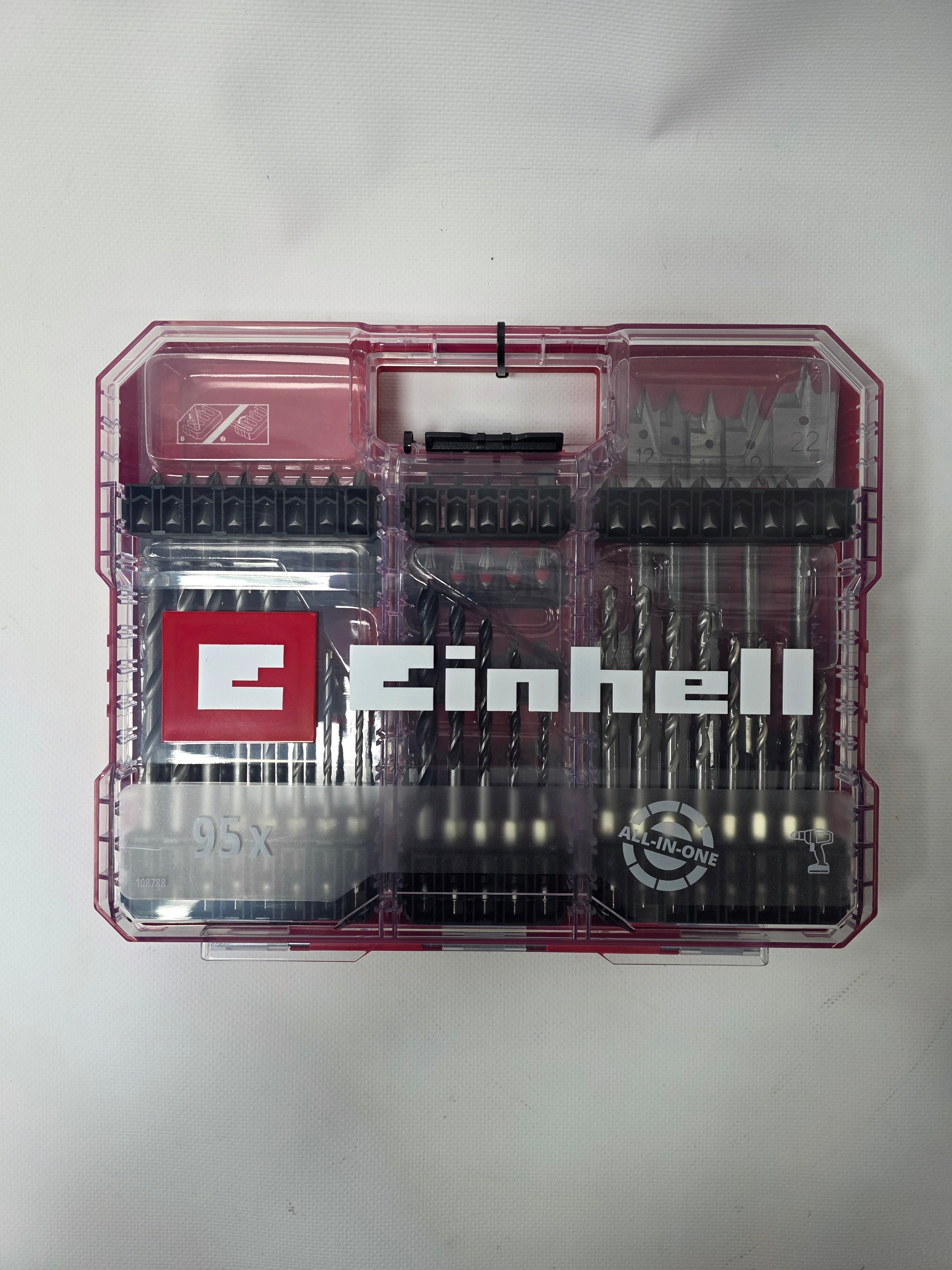 Set 95 biți/biți de impact/burghie Einhell XL-CASE LS, 95 piese