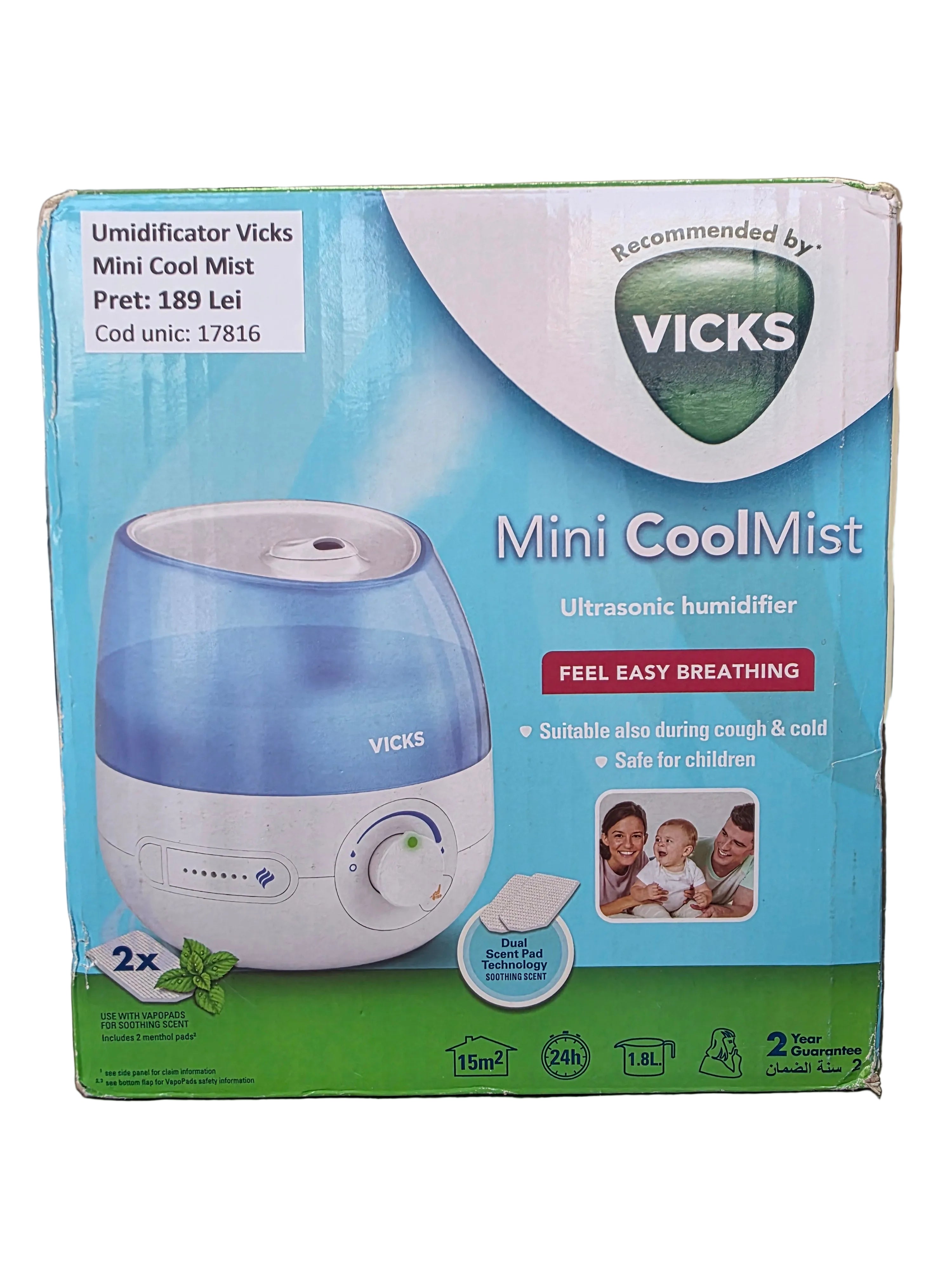 Umidificator Vicks Mini Cool Mist