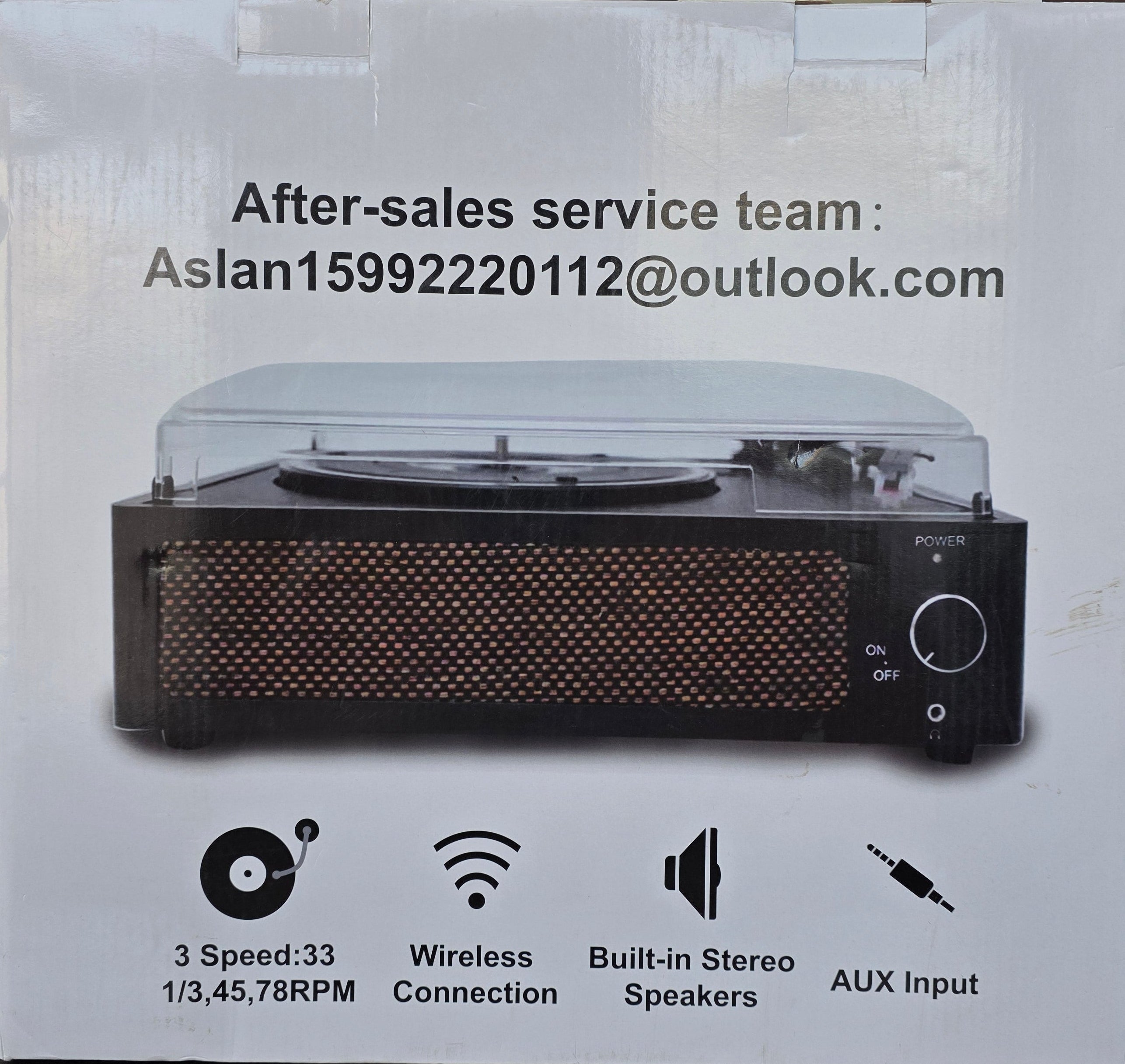 Pick-up Aslan R608 Turntable Player