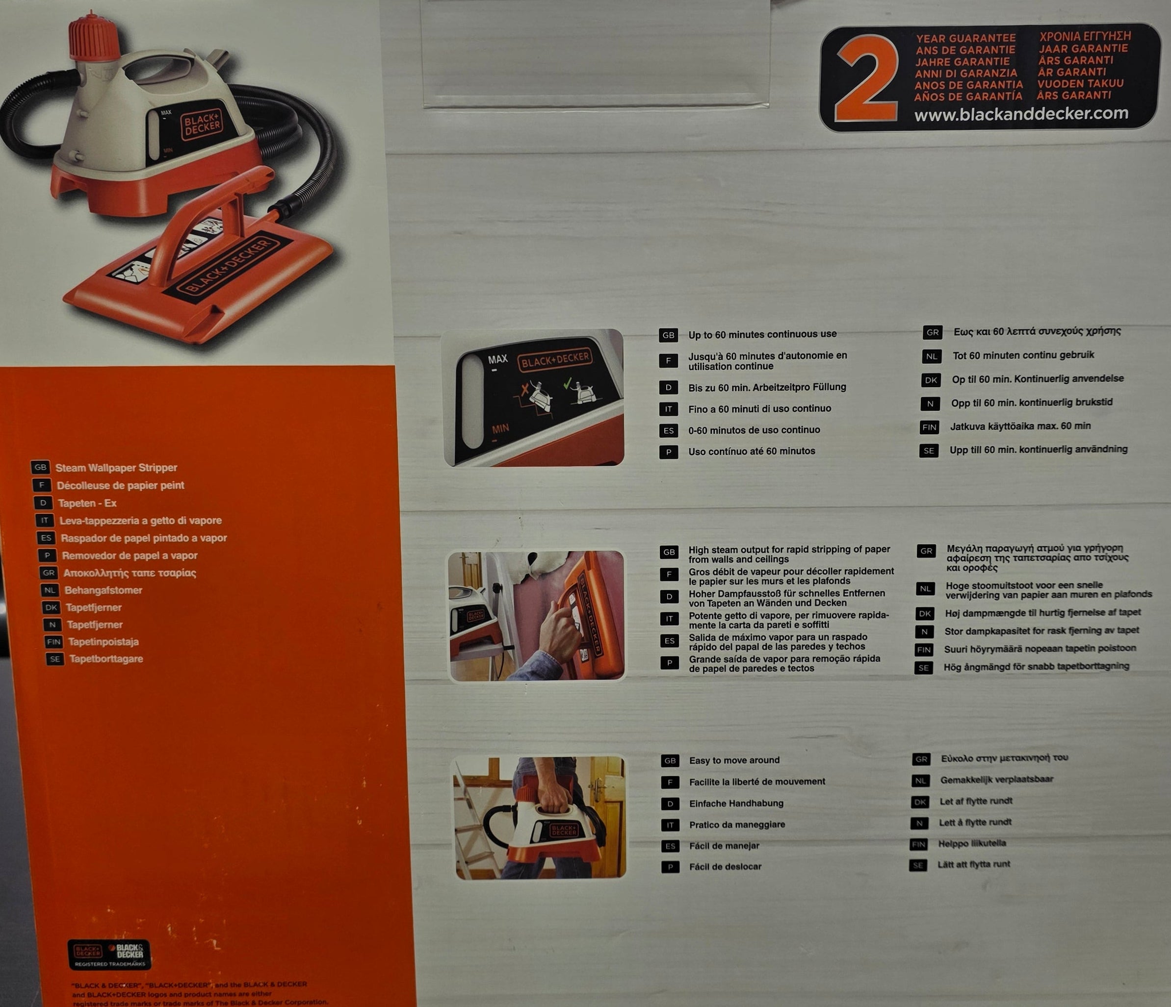 Aparat de decopertat tapet Black+Decker