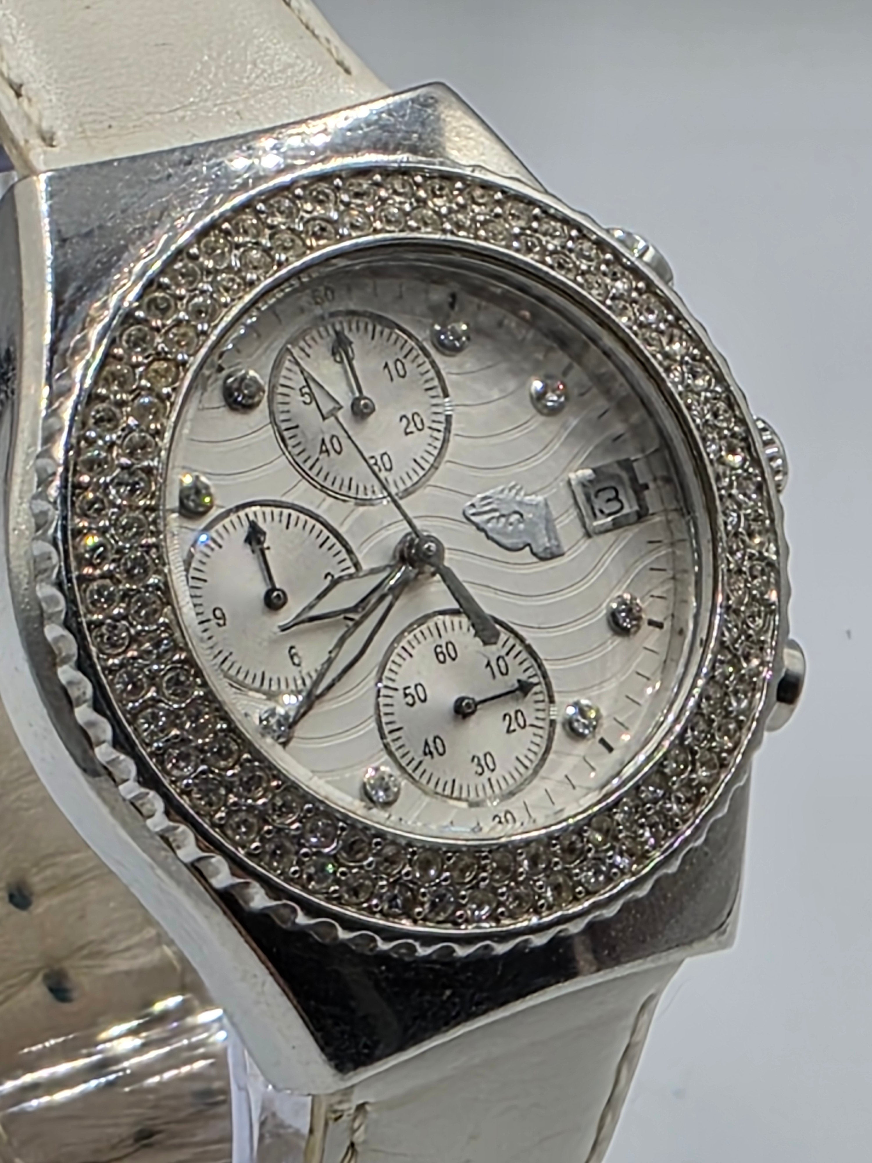 Ceas Dama Iguane Quartz  Cu Pietricele