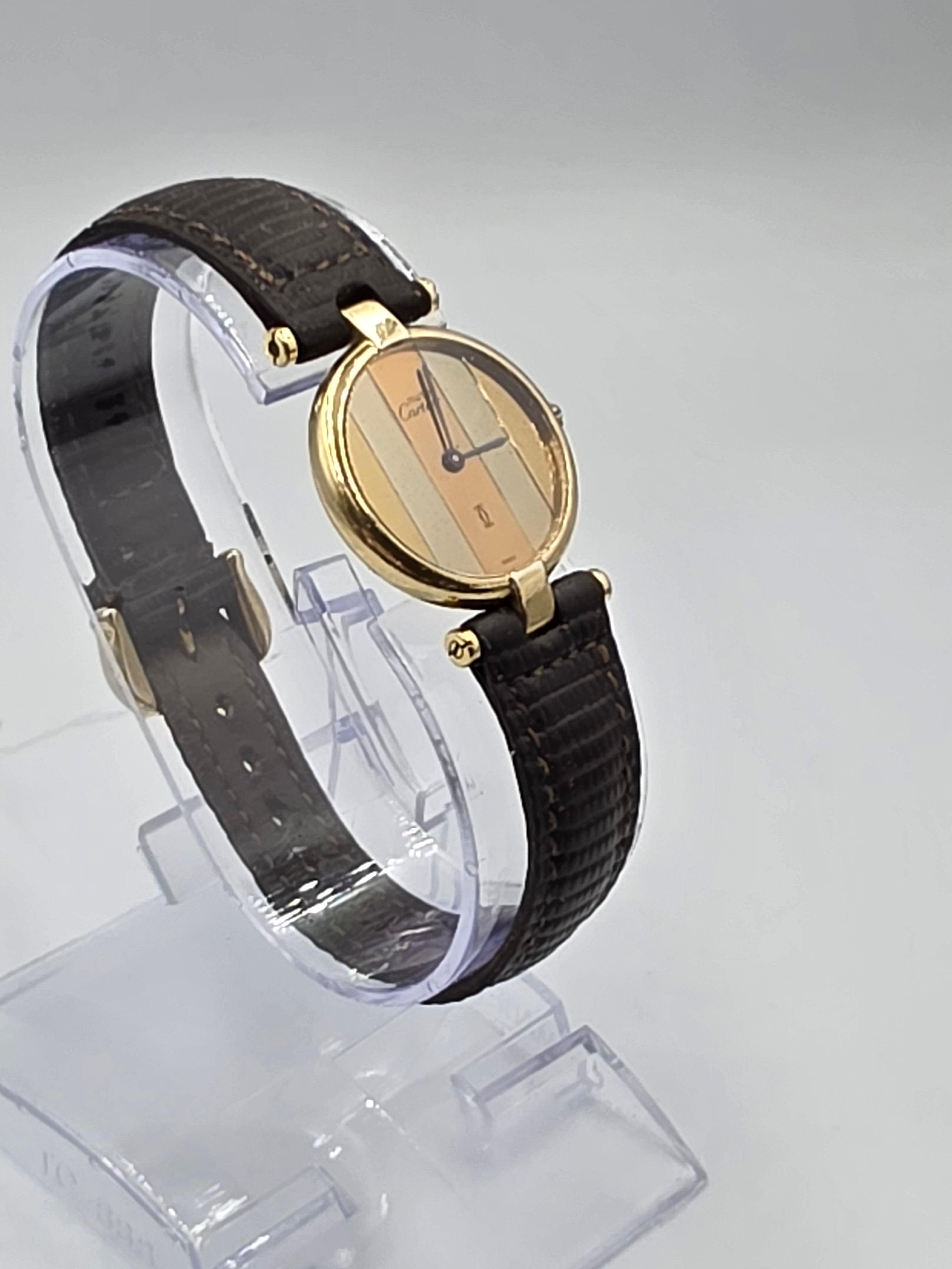 Ceas Dama Cartier Vendome Suflat cu Aur