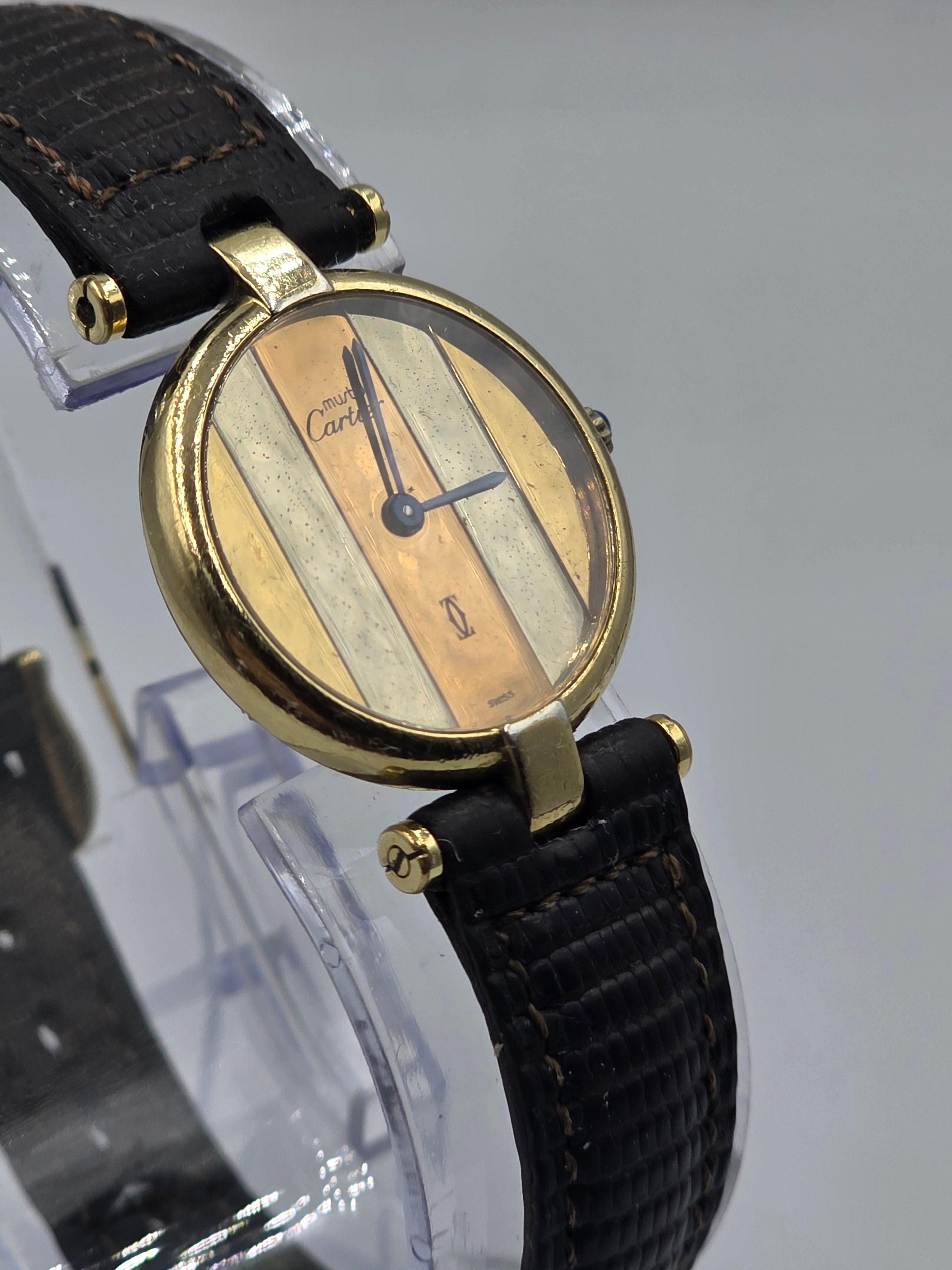 Ceas Dama Cartier Vendome Suflat cu Aur