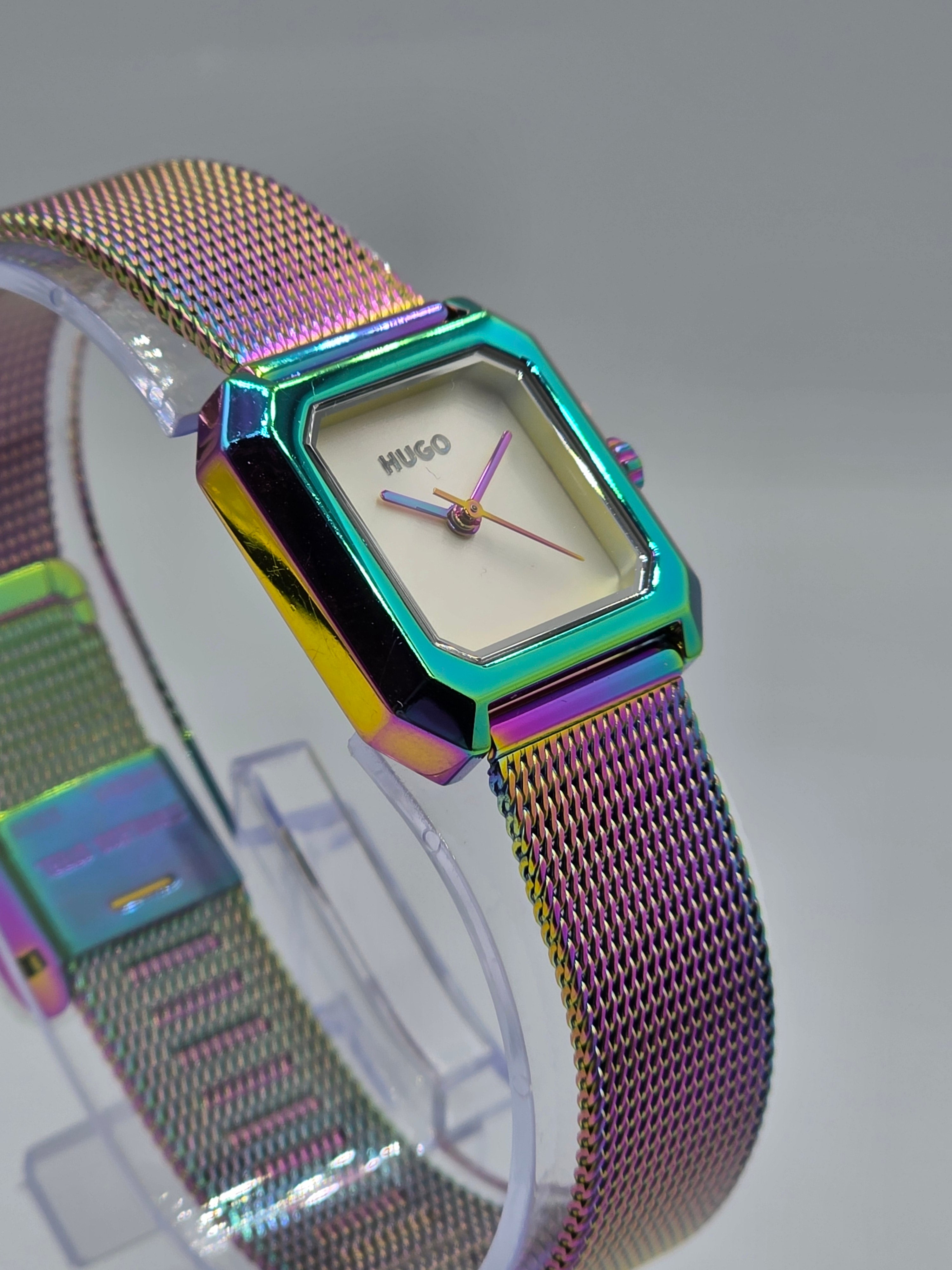 Ceas Dama Hugo Boss Iridescent Square