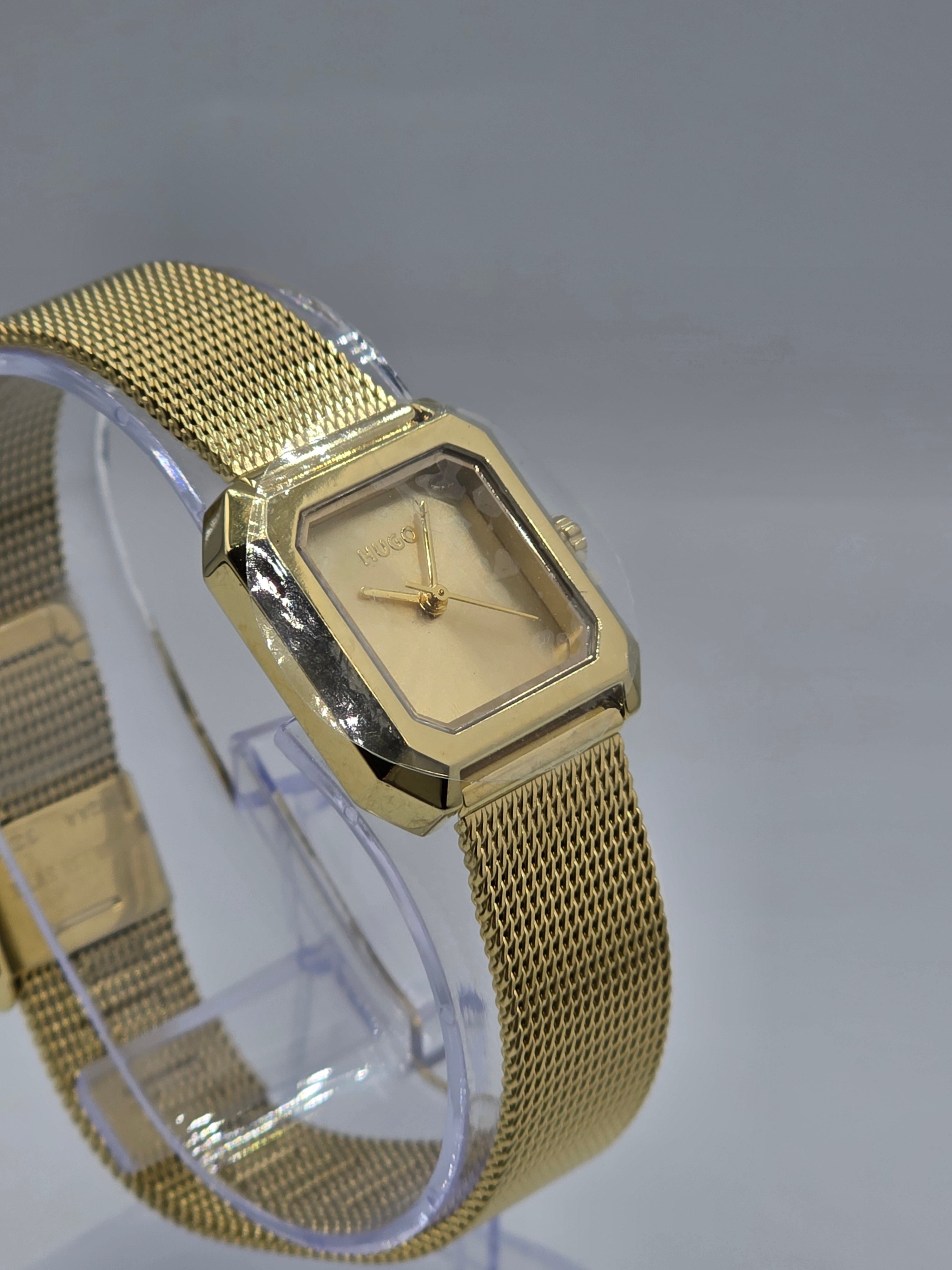 Ceas Dama Hugo Boss Hazel Gold-Tone Square