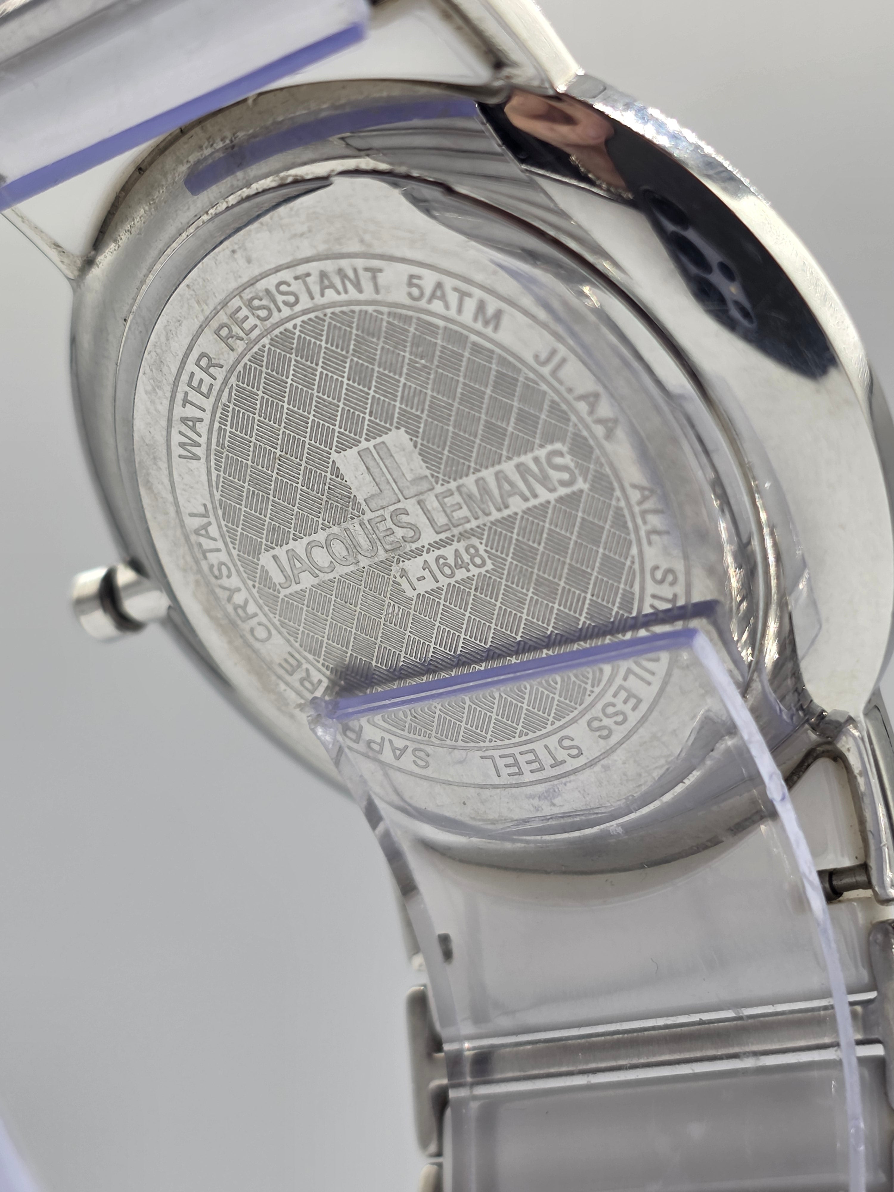 Ceas Unisex Jacques Lemans Alb