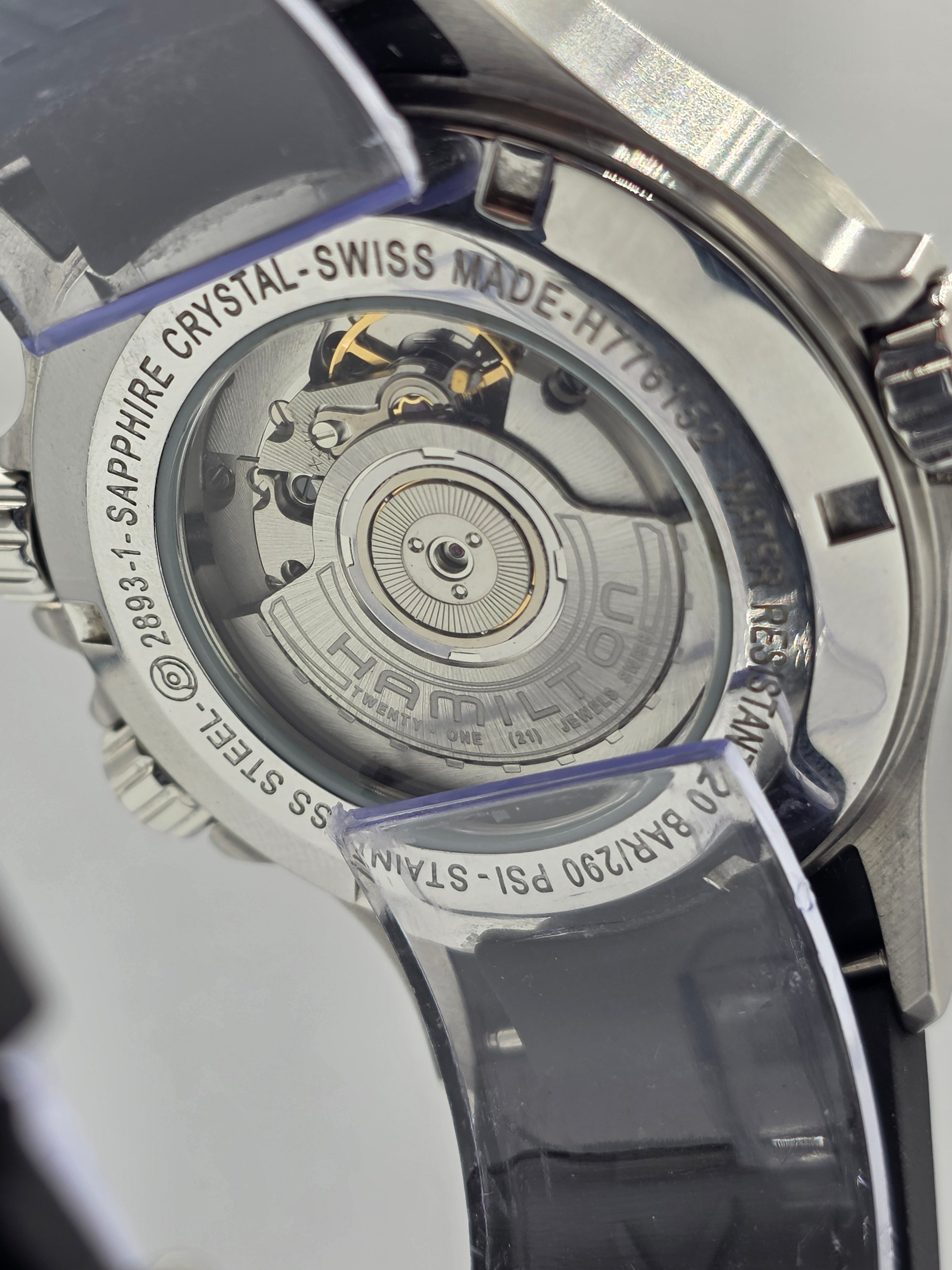 Ceas Barbatesc Hamilton Khaki Navy GMT Automatic