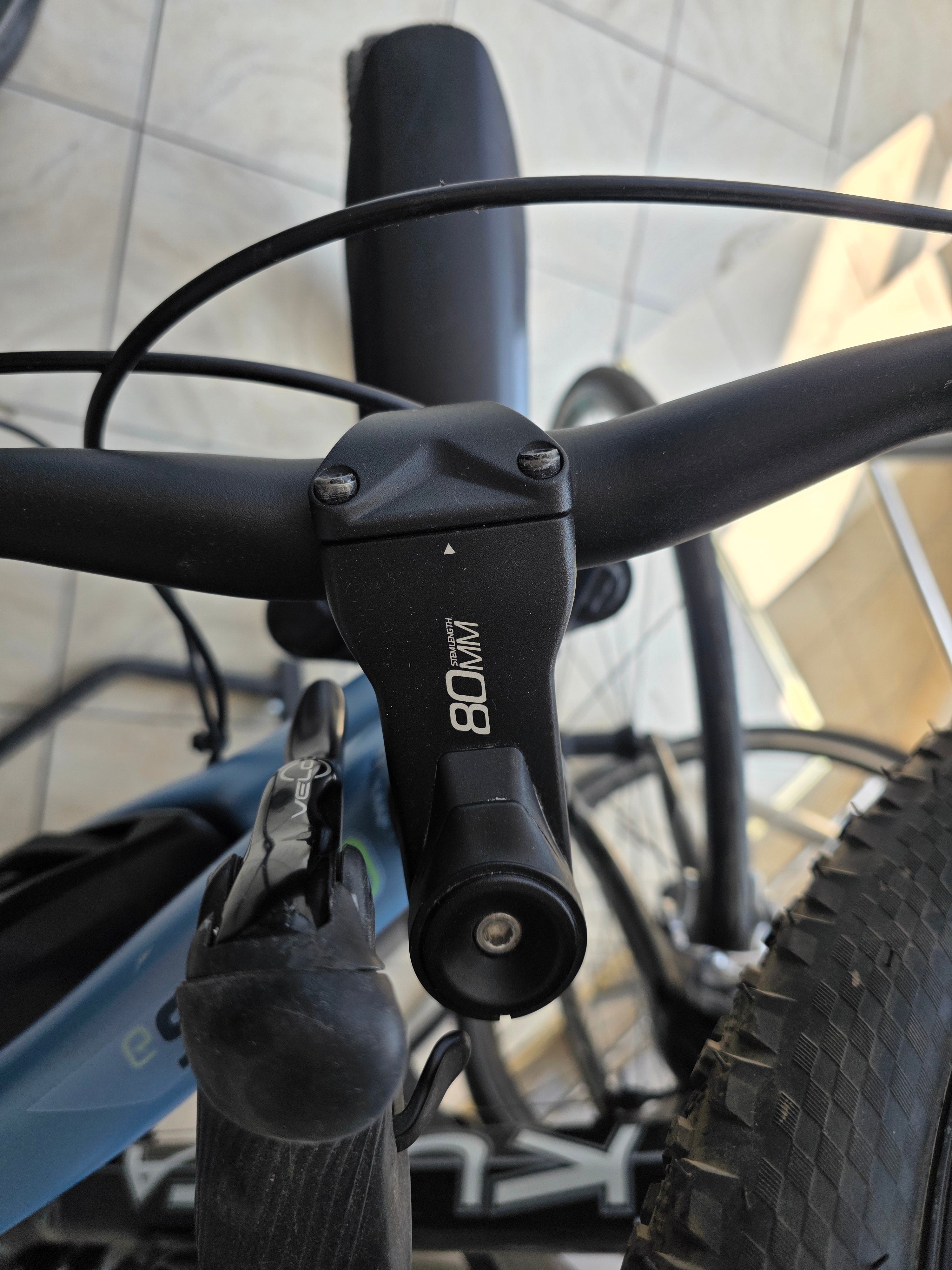 Bicicleta Electrica Rockrider eST 100 albastra