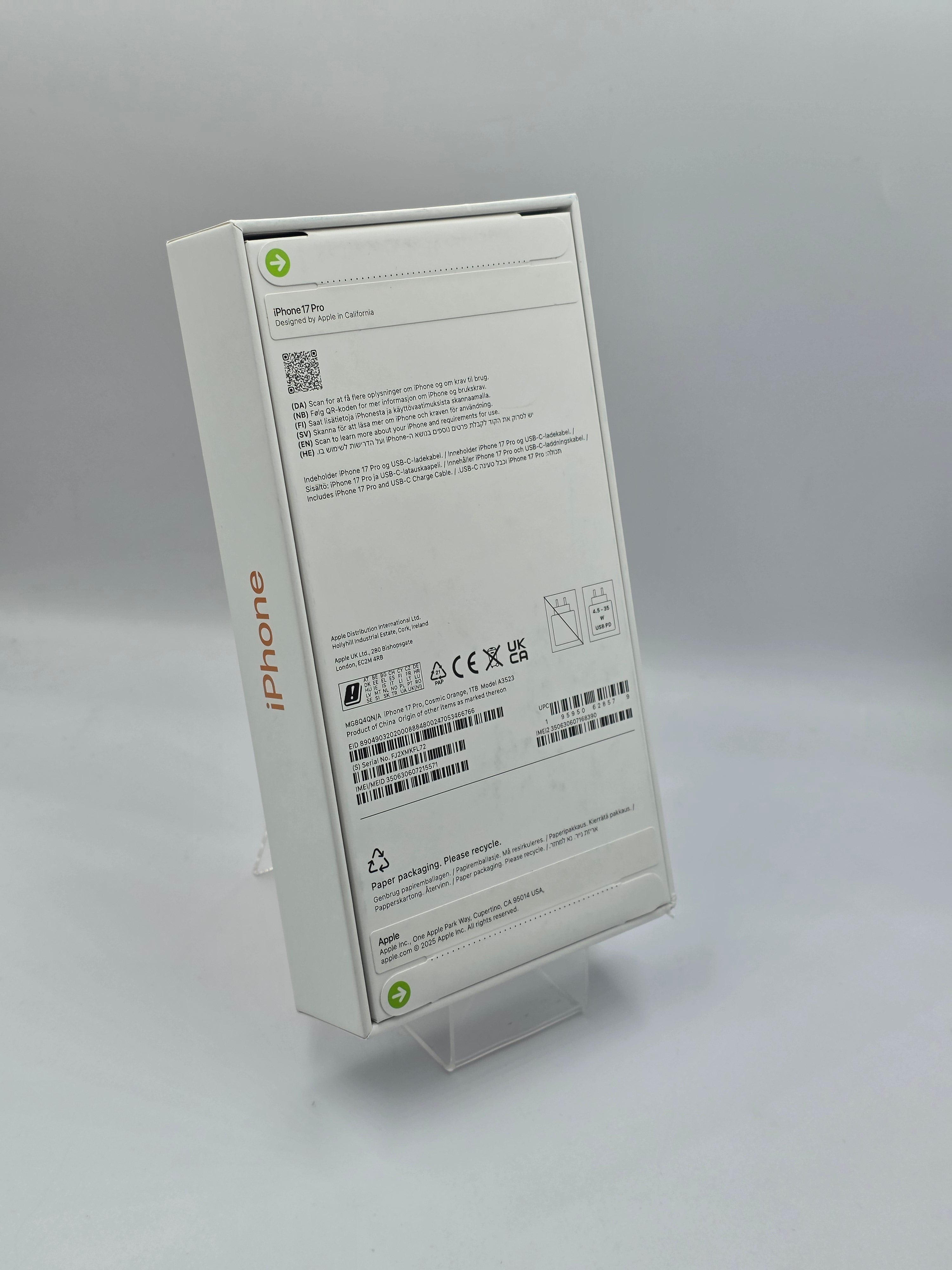 Apple i-Phone 17 Pro 1TB Sigilat