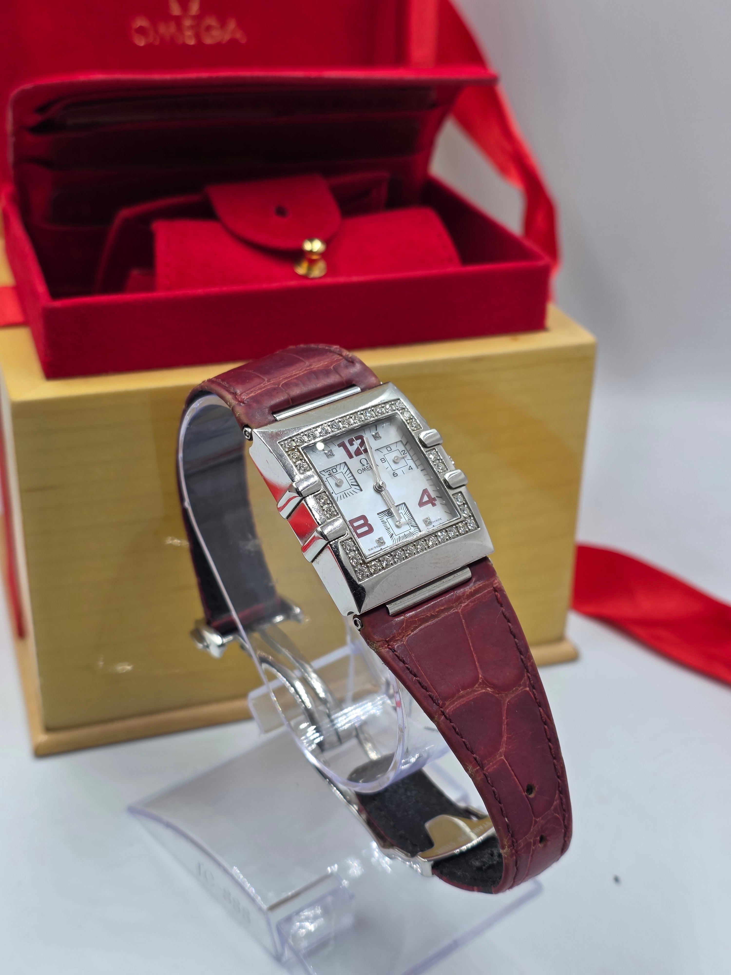 Ceas Dama OMEGA Constellation Quadra 32 Diamante