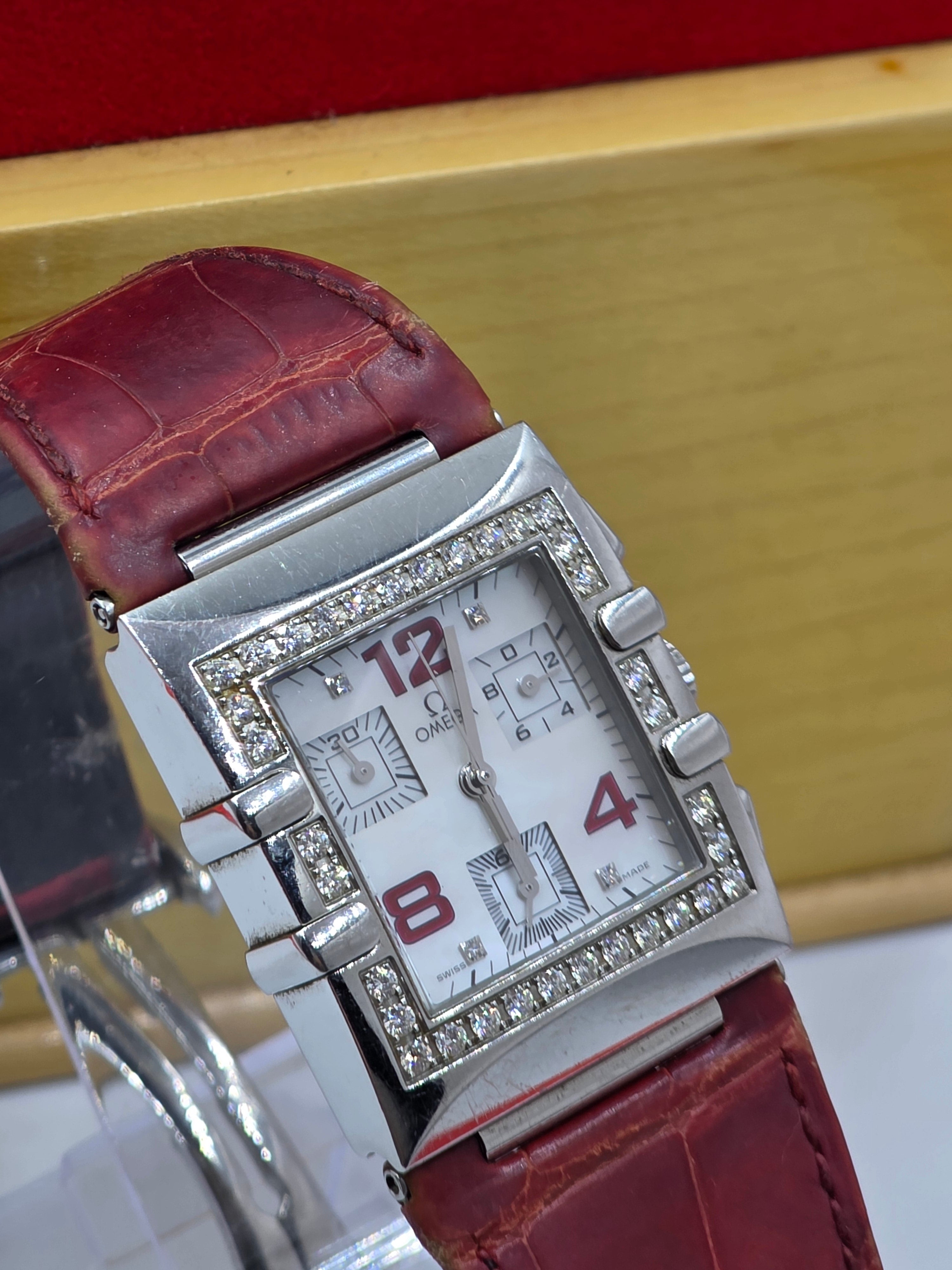 Ceas Dama OMEGA Constellation Quadra 32 Diamante