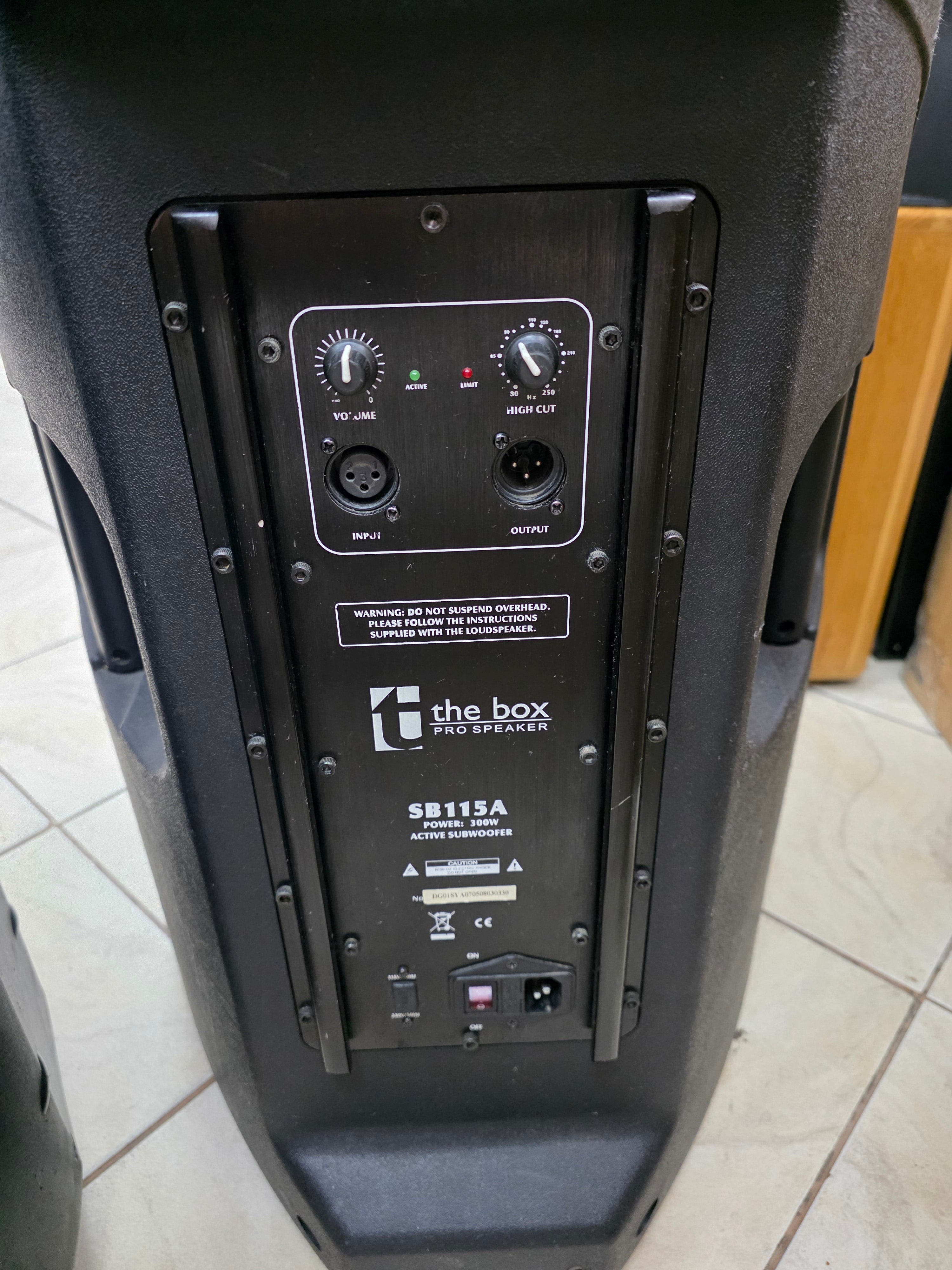 The Box Pro Speaker Active Subwoofer