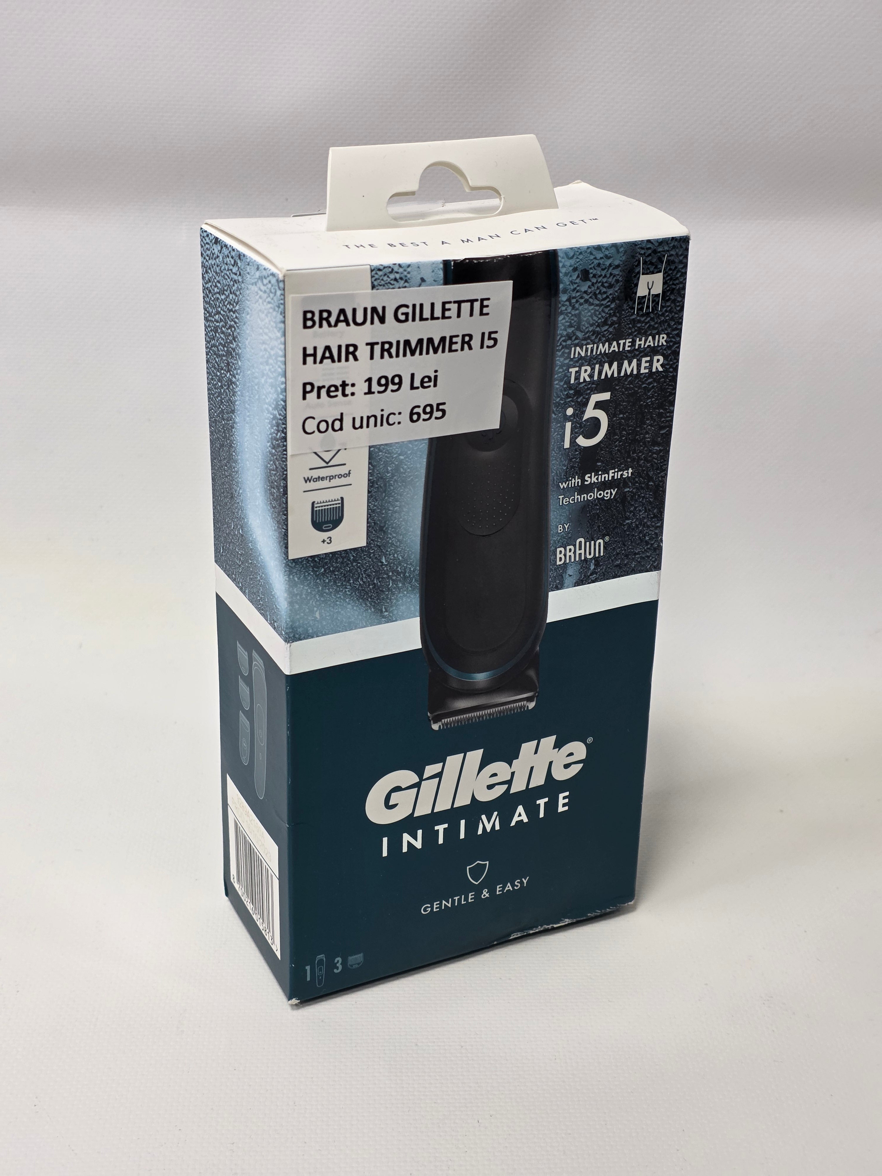 Aparat de ras Braun Gillette Intimate Hair Trimmer I5 Nou