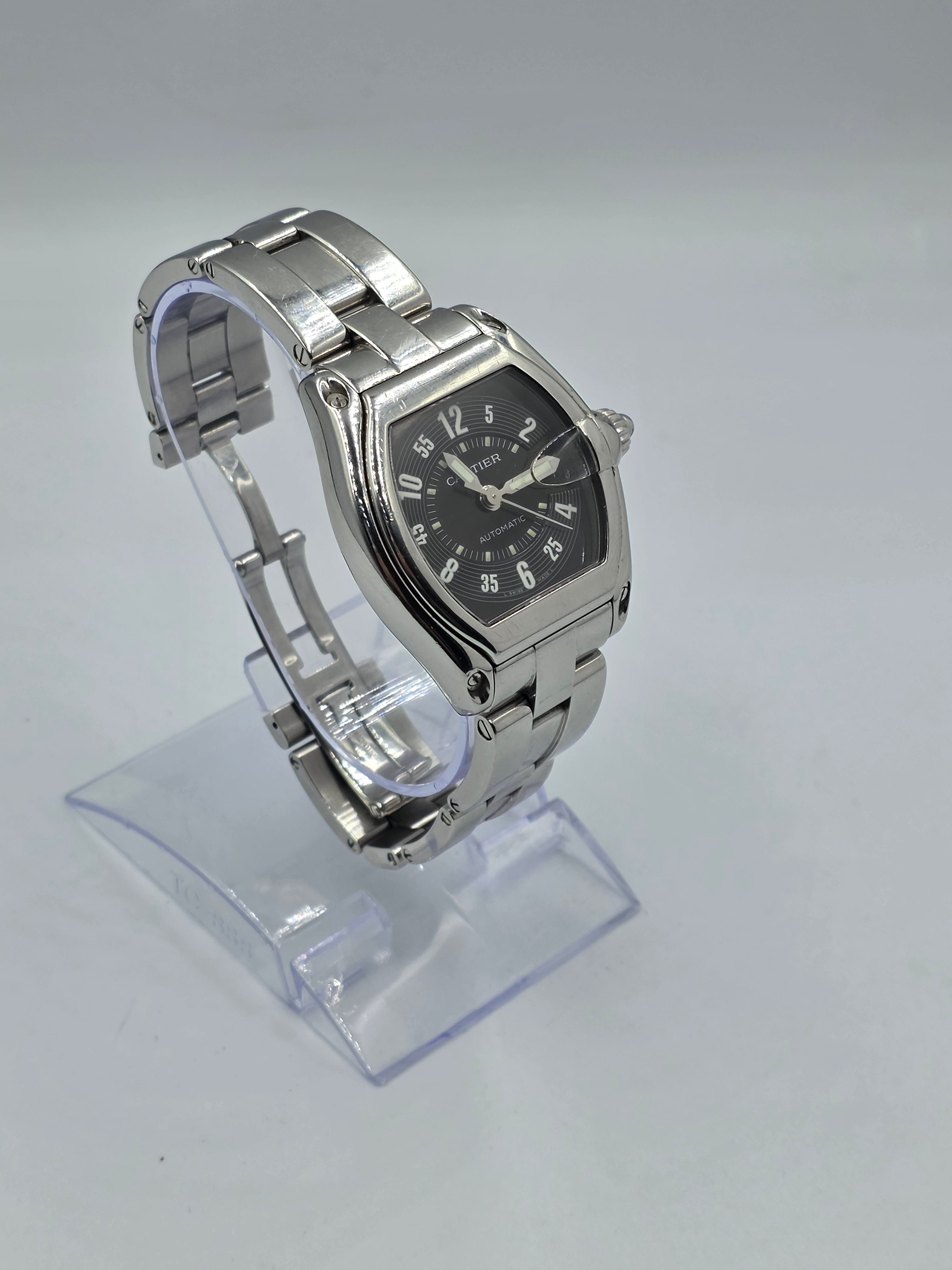 Ceas barbatesc Cartier Roadster Automatic argintiu