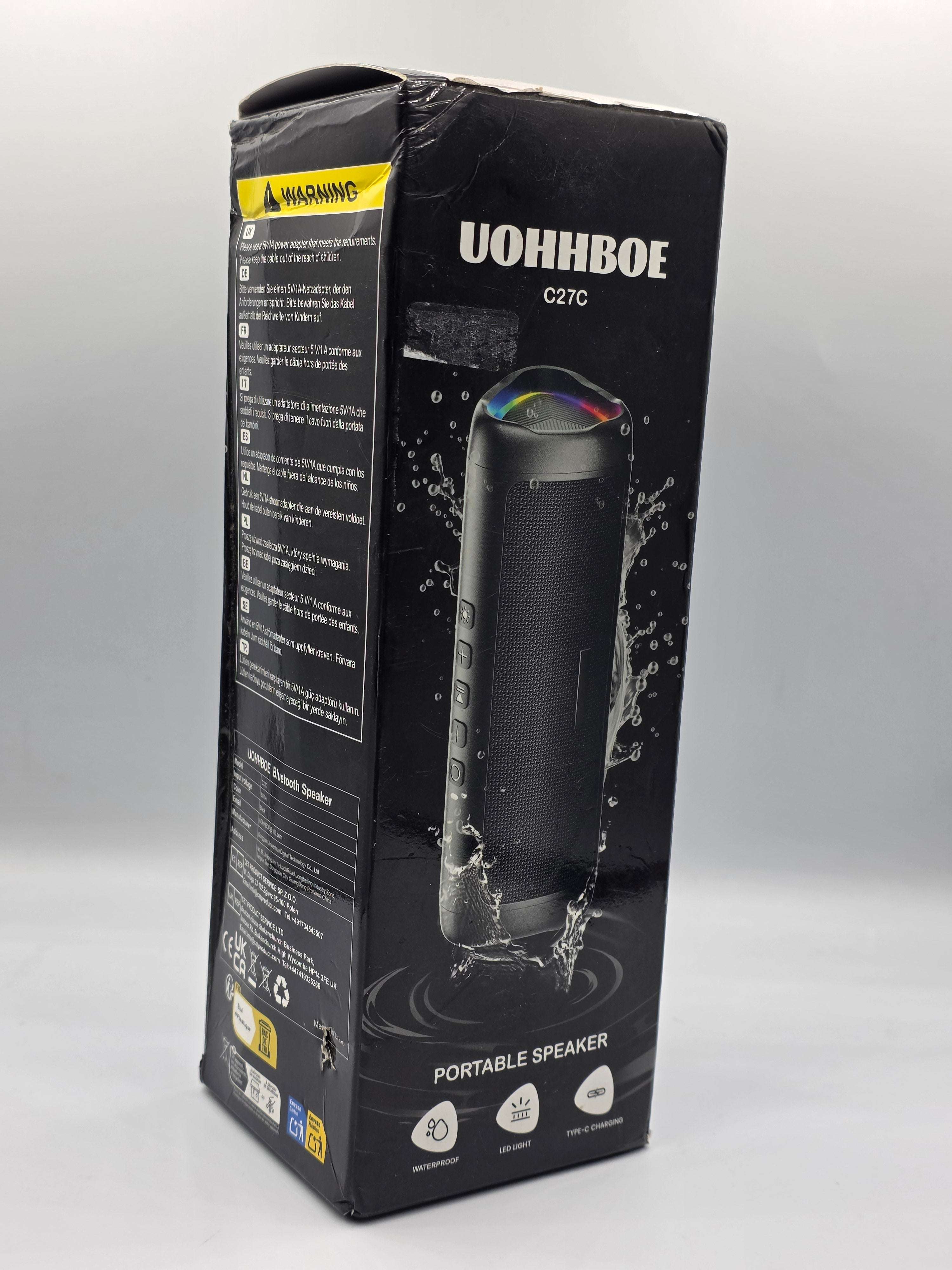 Boxa Portabila Rezistenta la Apa Uohhboe Speaker C27C NOUA