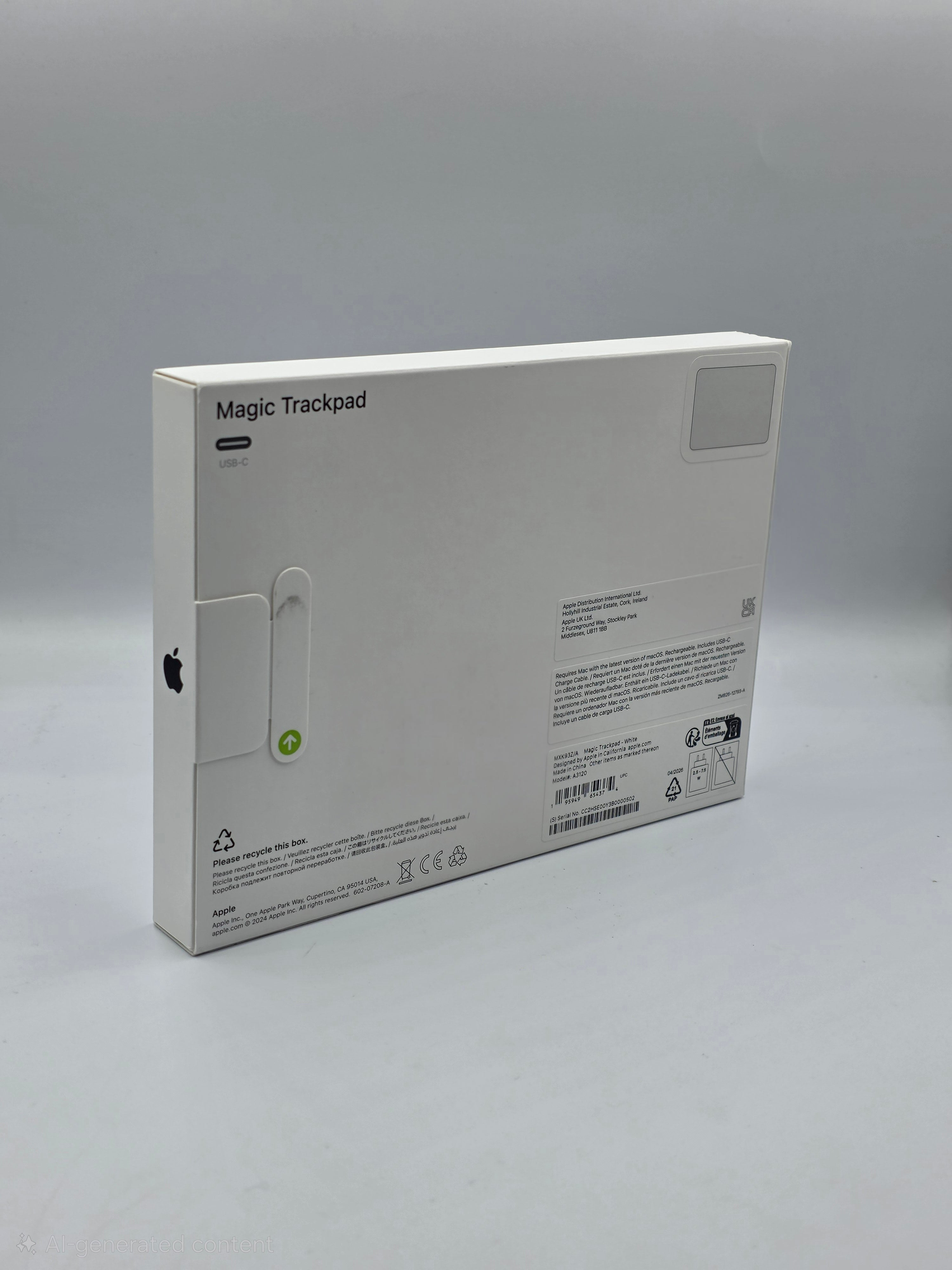 Apple Magic Trackpad 3 NOU Alb