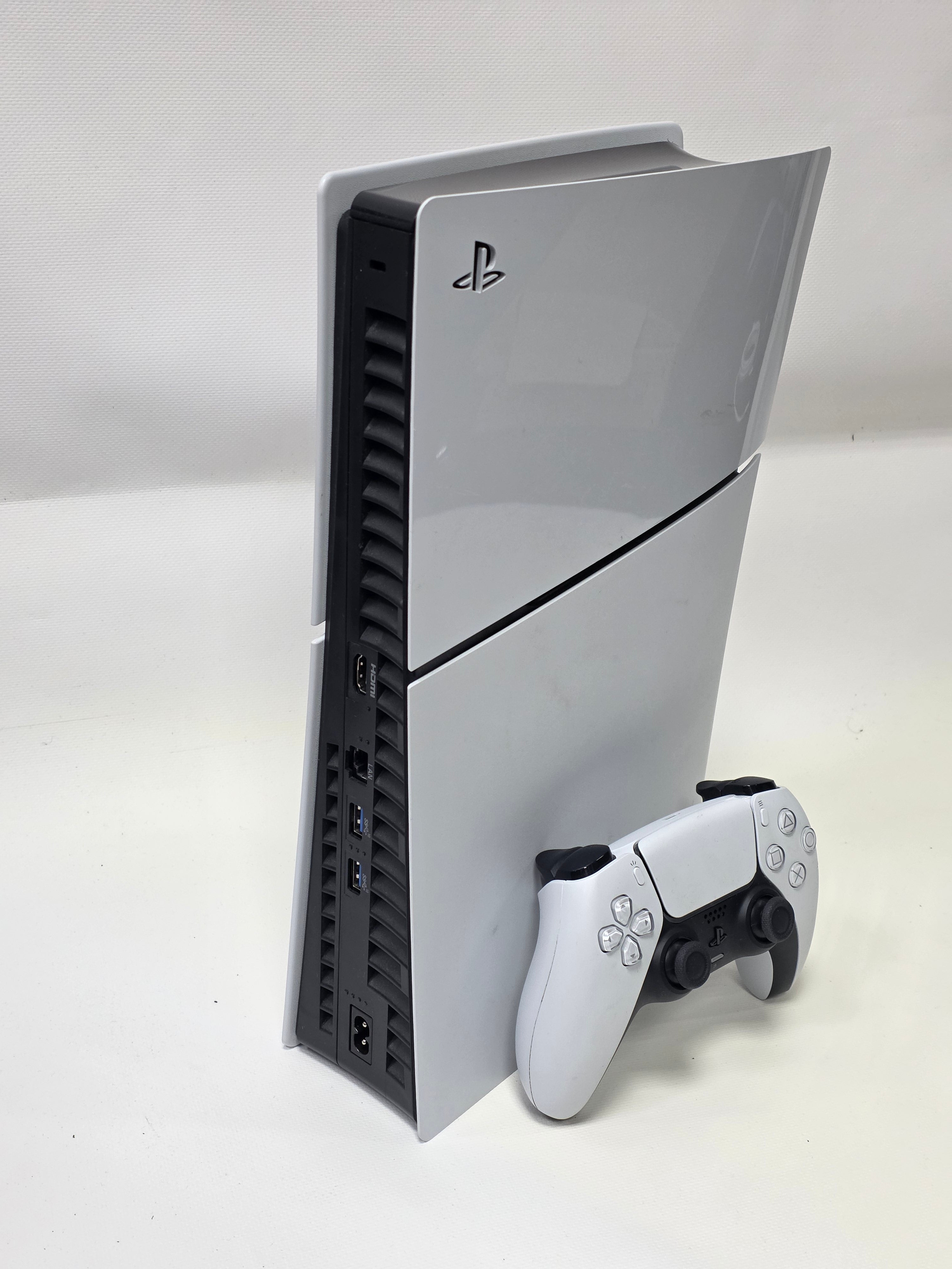 Playstation 5 Slim Disk Edition 1TB Alb + 1 Controller