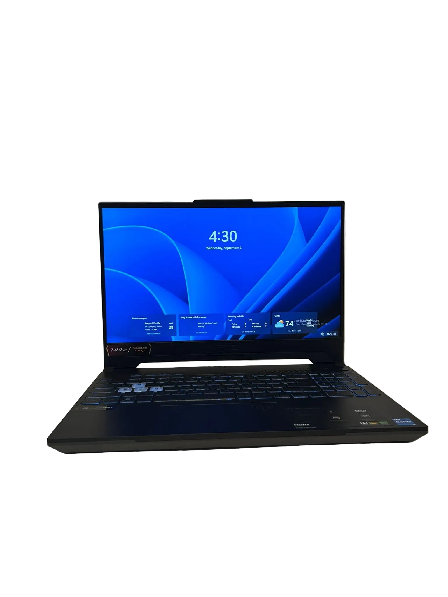 ASUS TUF Gaming F15 FX507Z – Intel Core i5 – 4GB – 512GB SSD – Negru – FullBox – Ca Nou