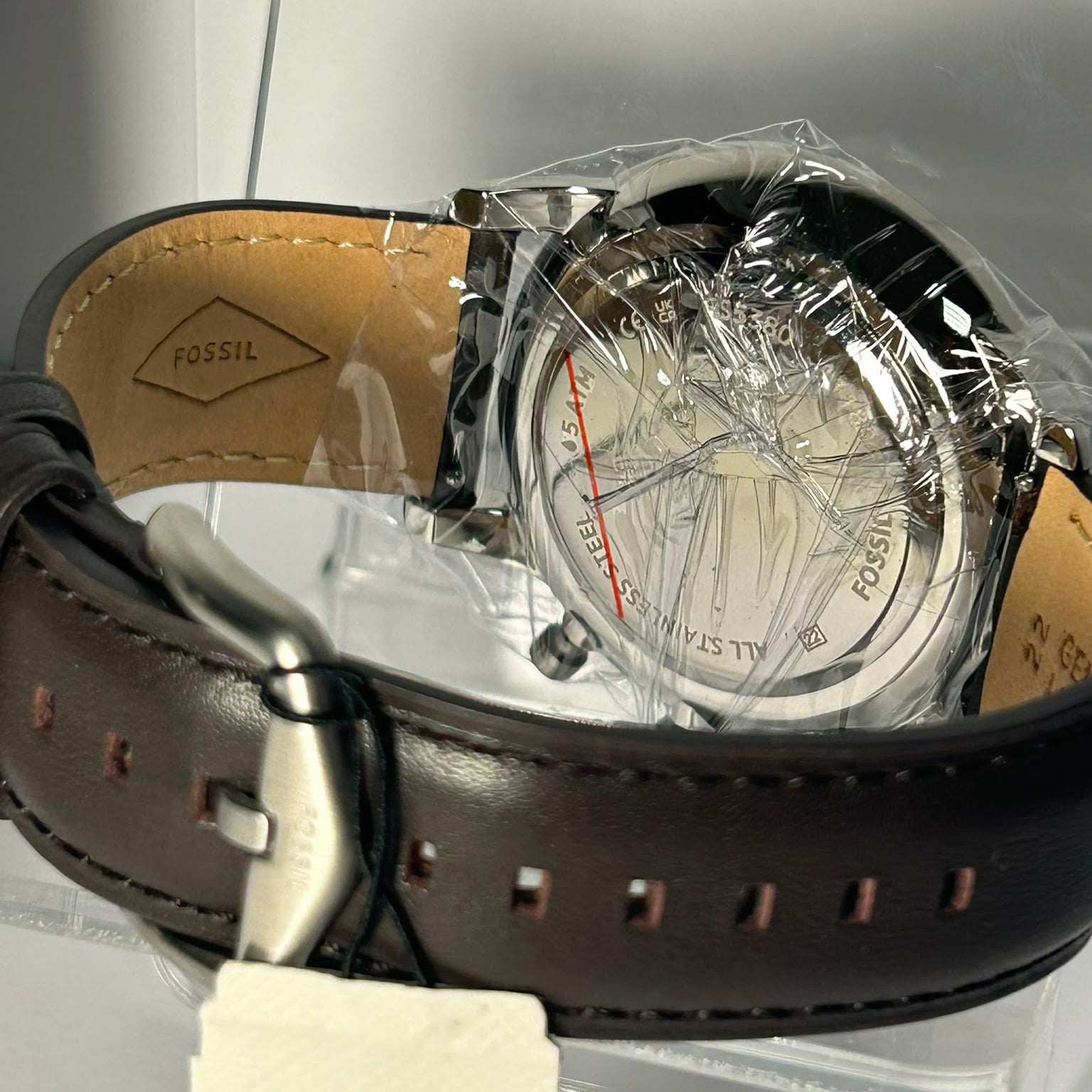 Ceas Fossil FS5380 – Curea din Piele Maro,  Ca Nou