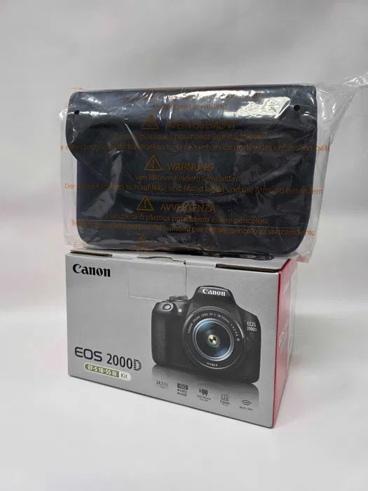 Essential Travel Kit Canon EOS 2000D Obiectv 18-55mm III Nou Desigilat