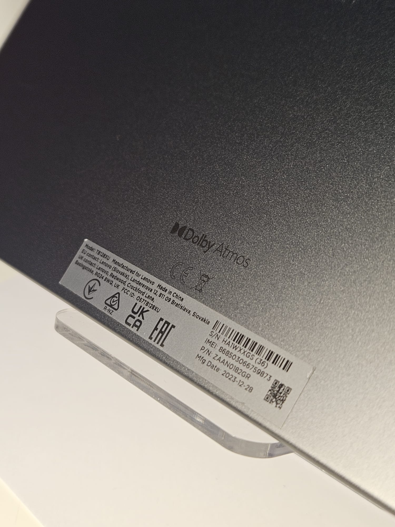 Lenovo Tab M10 Plus, 128GB, 4GB Ram