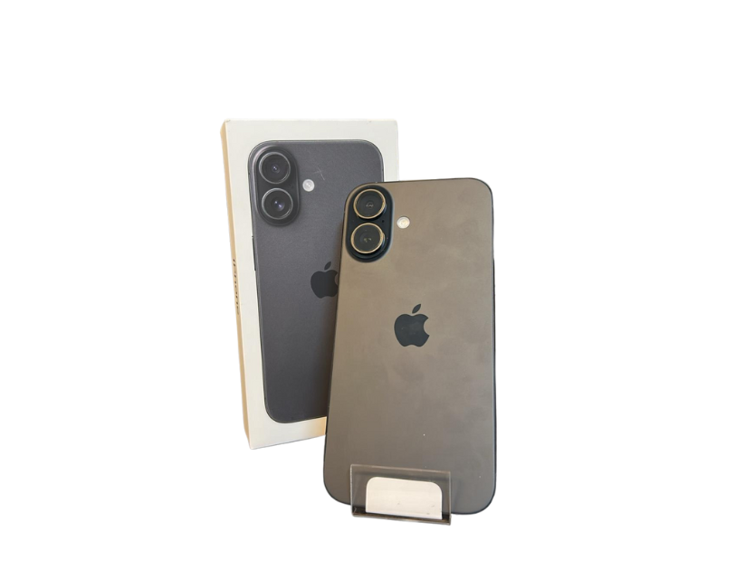 Telefon mobil Apple iPhone 16, 128GB, 5G, Black, Nou