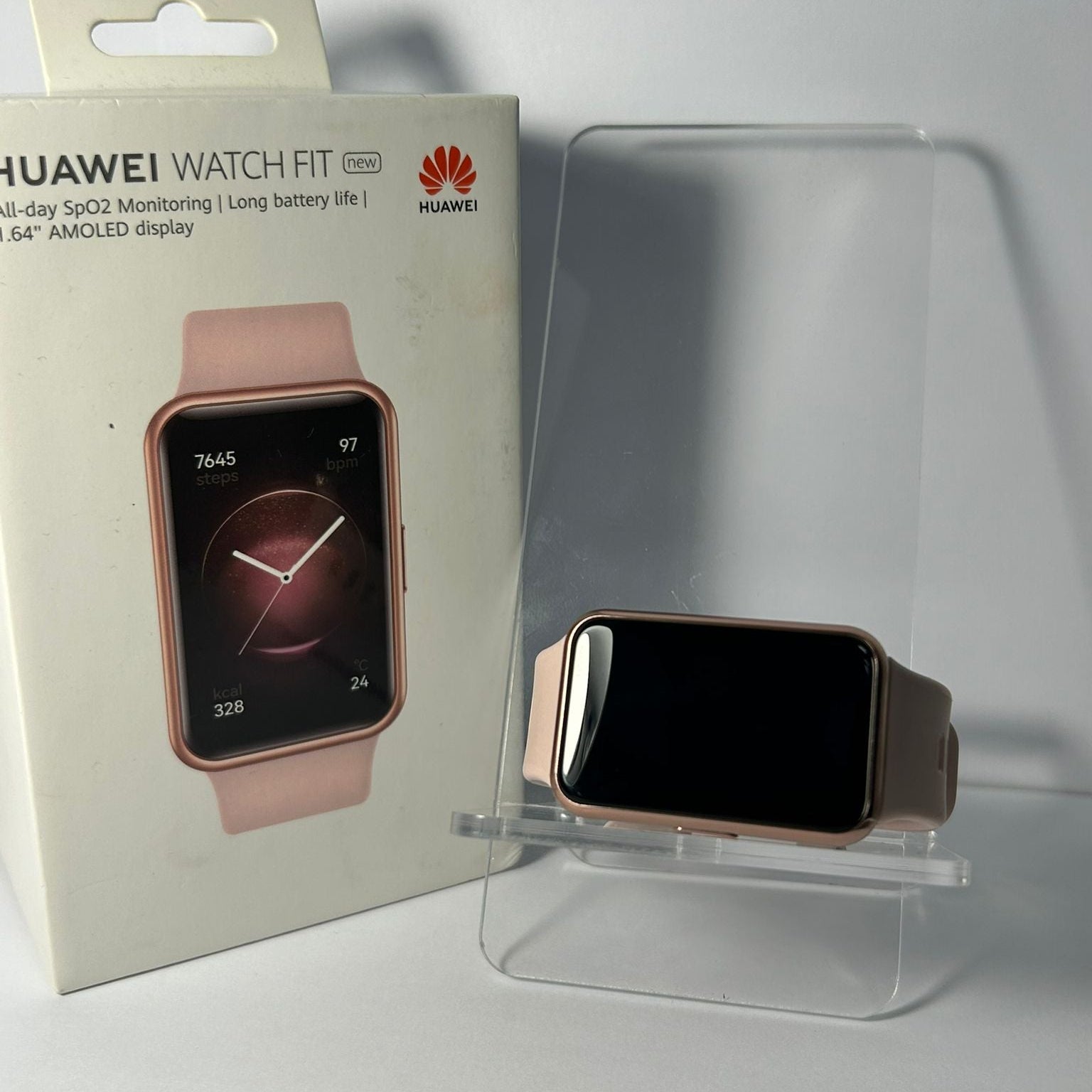 Huawei Watch Fit – Curea Roz – FullBox – Ca Nou