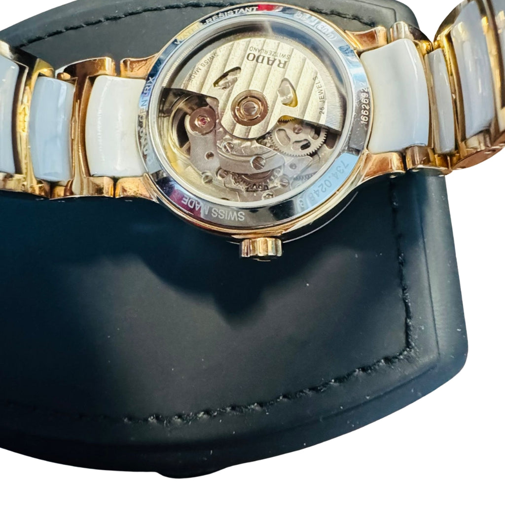 Ceas Dama Rado Centrix Open Heart cu 7 Diamante, Automatic
