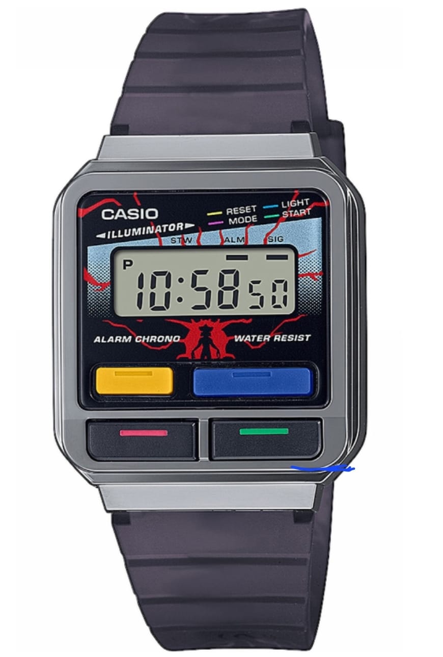 Casio EDGY Stranger Things Edition, Ca nou