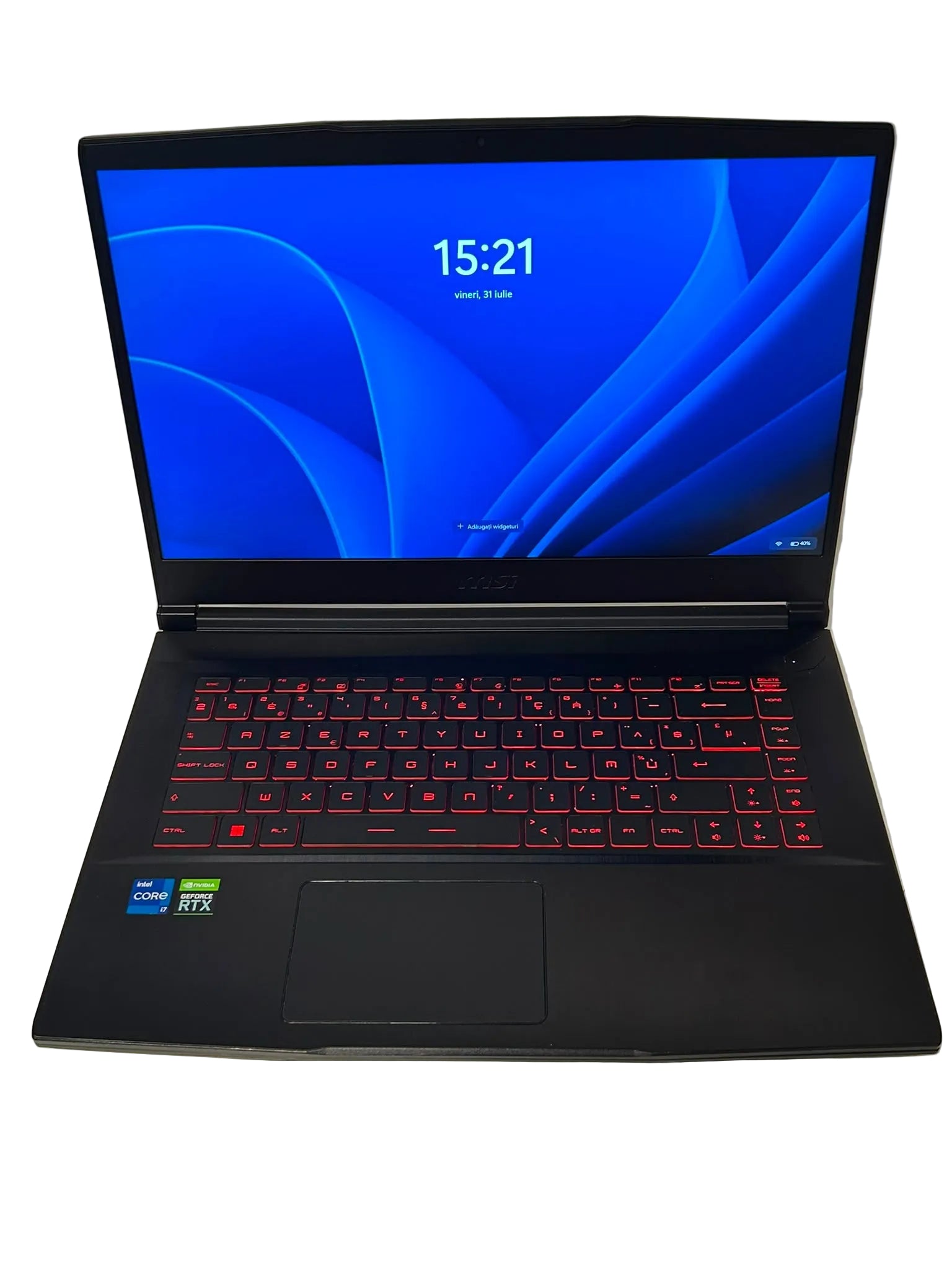 Laptop MSI Gaming Intel Core i7 Gen 11 RTX 3050 16GB RAM