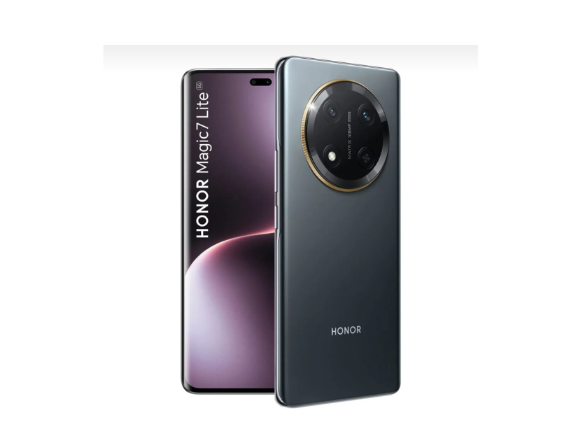 Telefon HONOR Magic 7 Lite, 256GB, 8GB RAM, Dual SIM, Titanium Black, Sigilat