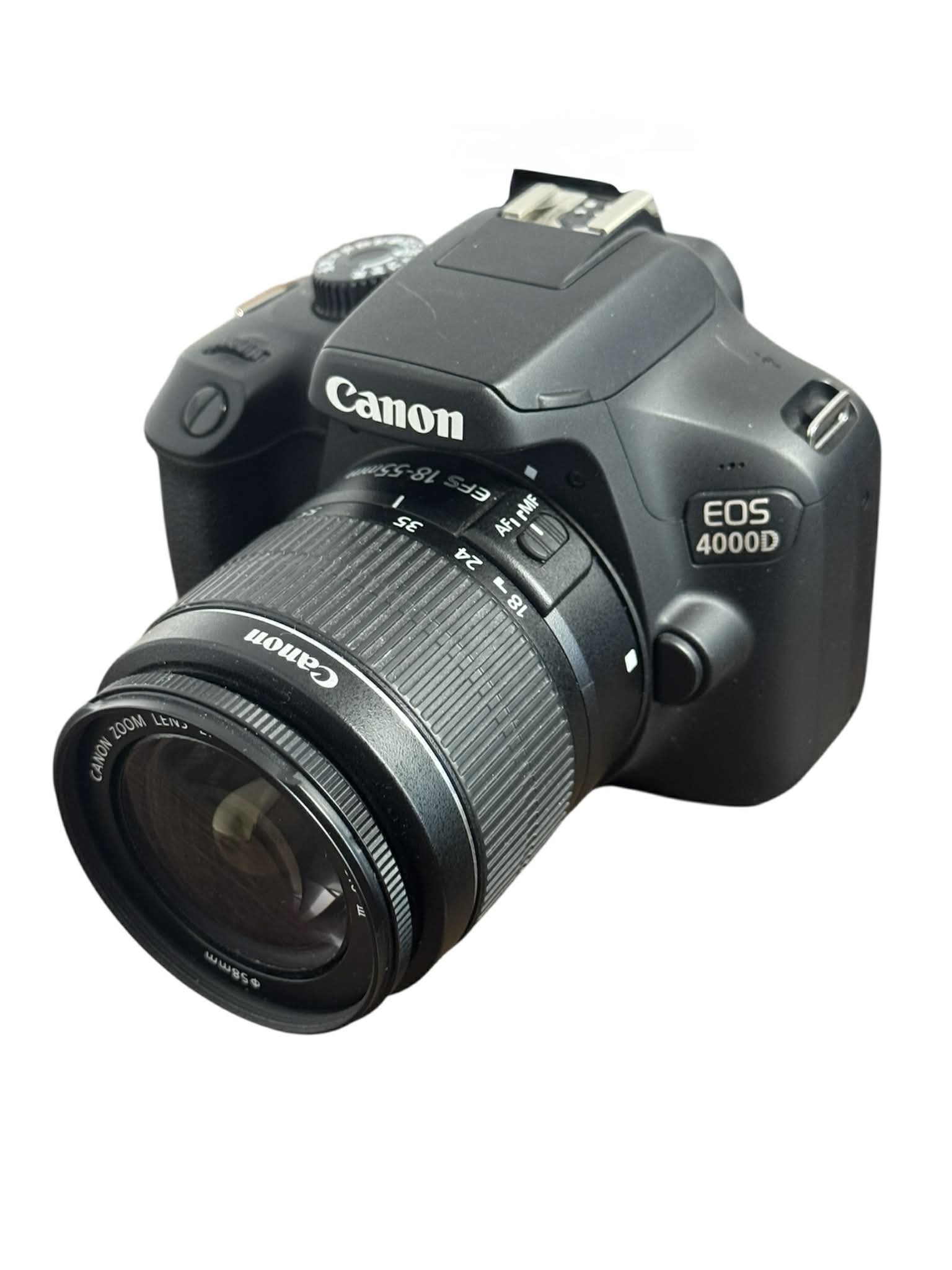 Canon EOS 4000D + Obiectiv 18-55mm – Aparat Foto DSLR Ca Nou