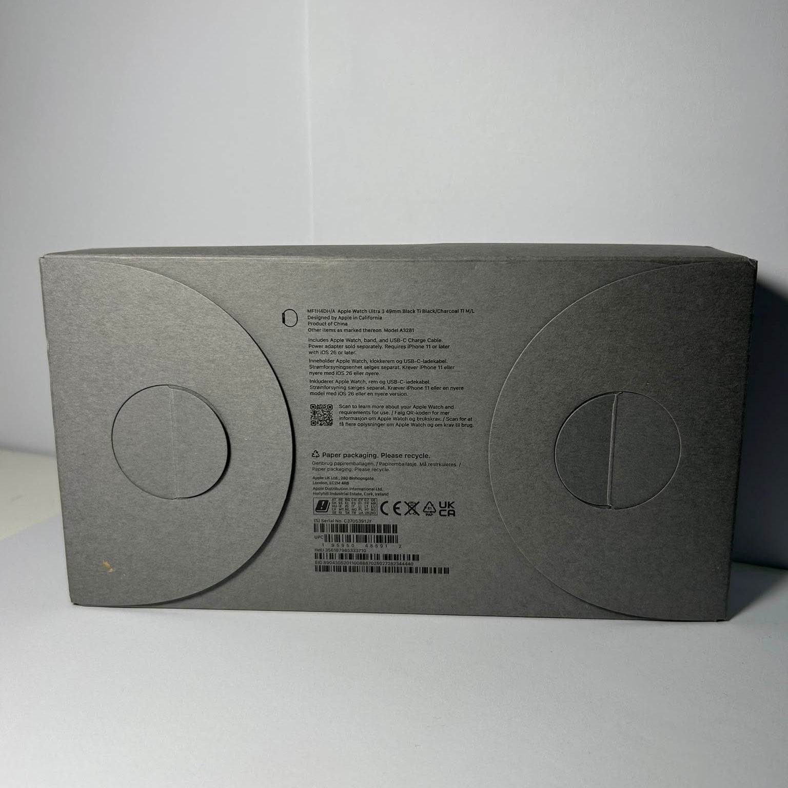 Apple Watch Ultra 3 49mm – Model A3281 – Ca Nou – FullBox