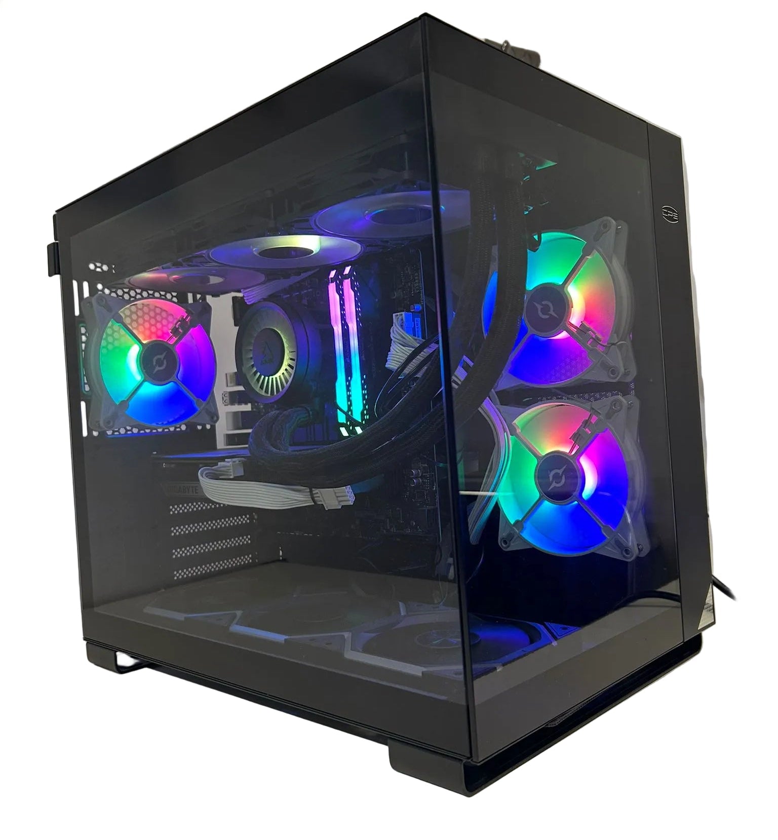 Unitate PC Gaming MS-7E02 – Intel Core i7-12700F / 16GB RAM / RTX 5060 / SSD 512GB – Sursă 850W Gold / Răcire pe Apă