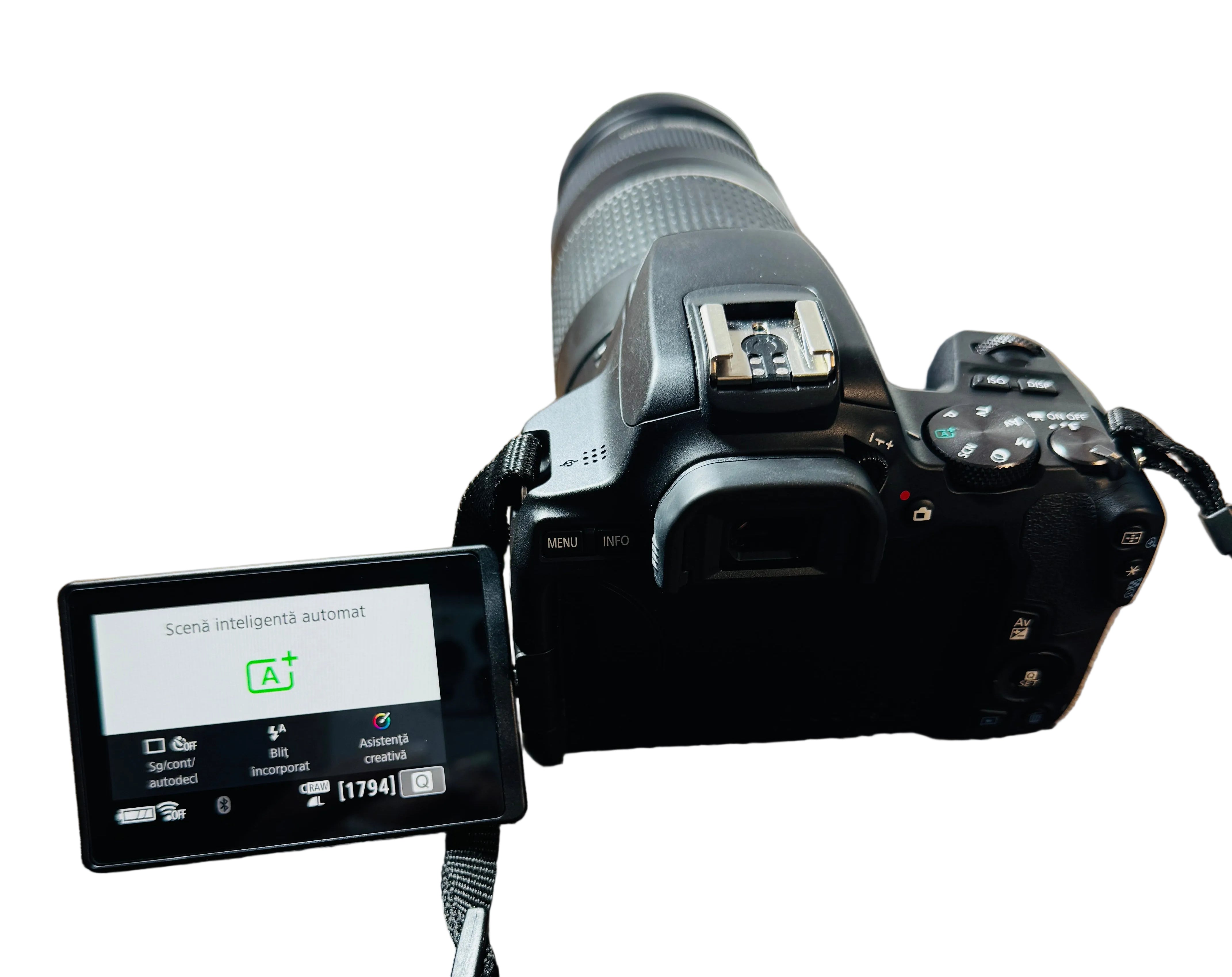 CANON EOS 250D OBIECTIV 75-300mm /18=55MM