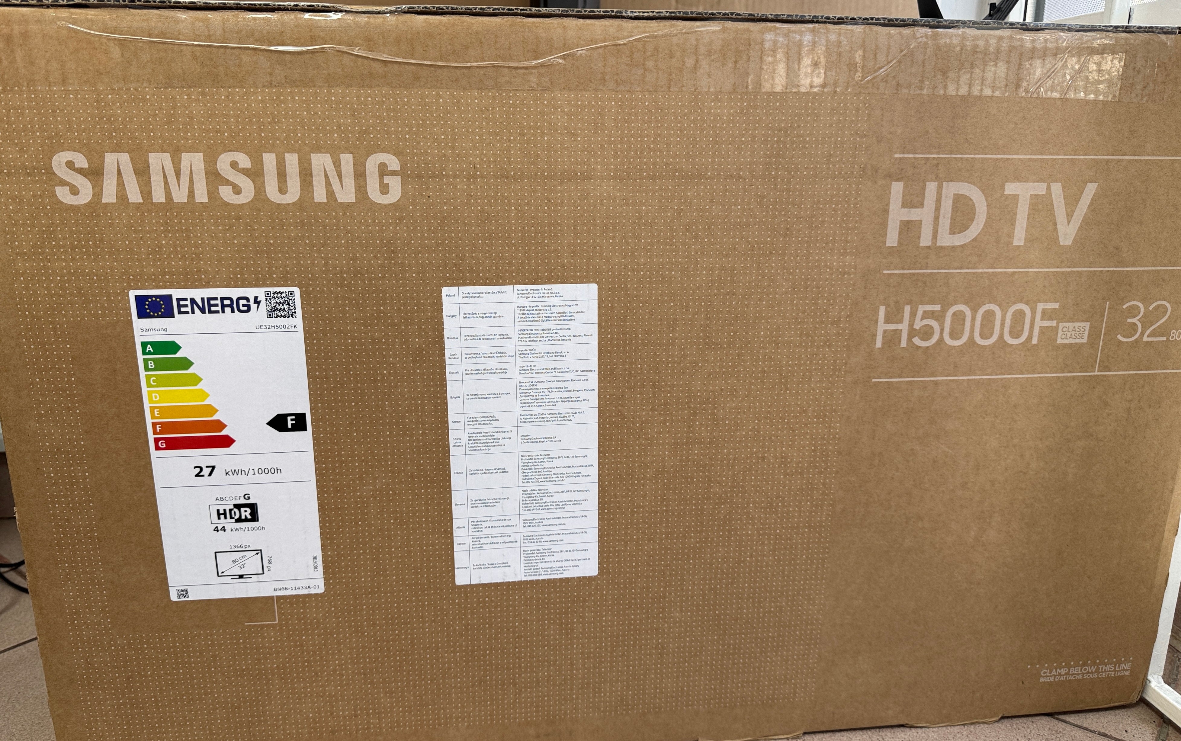 Samsung UE32H5002 Smart TV 32” HD Ready – Nou în Cutie