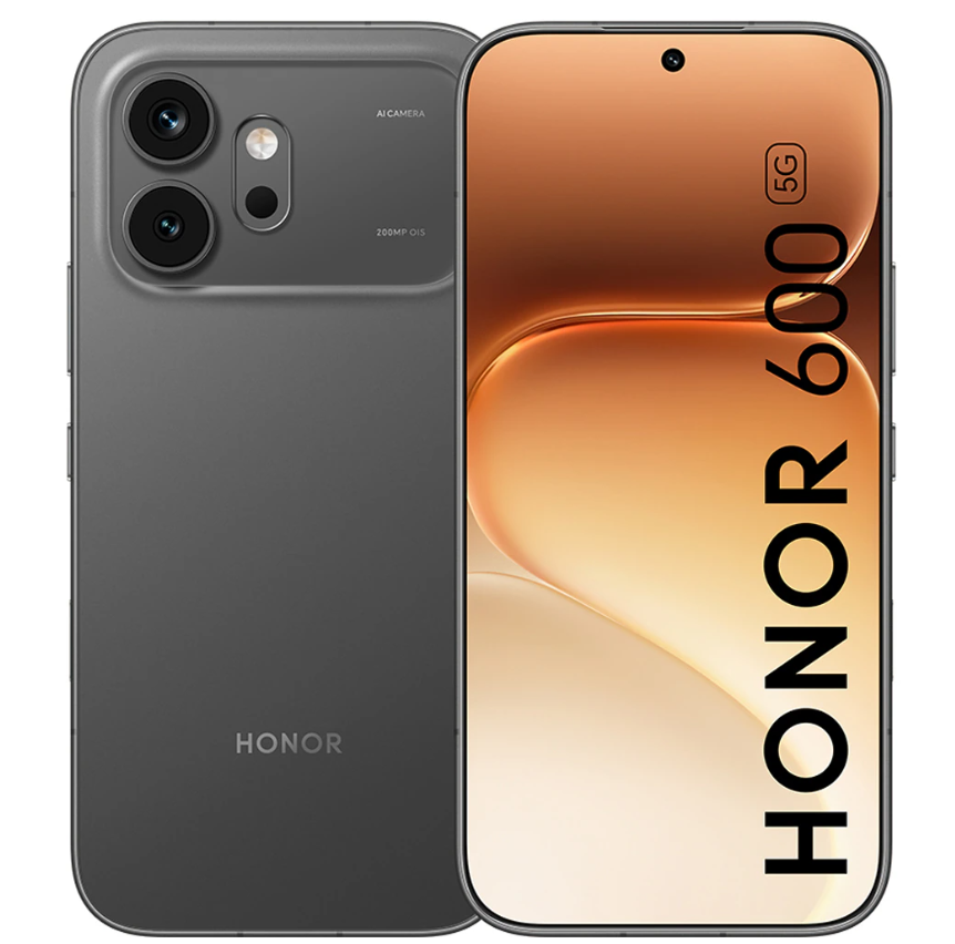 Telefon HONOR 600, 256GB, 8GB RAM, Dual SIM, Black – Performanță și spațiu generos