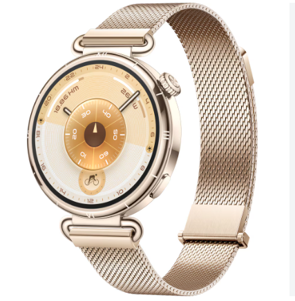 Smartwatch HUAWEI Watch GT 6, 41mm, GPS, Android/iOS, Gold Milanese Strap
