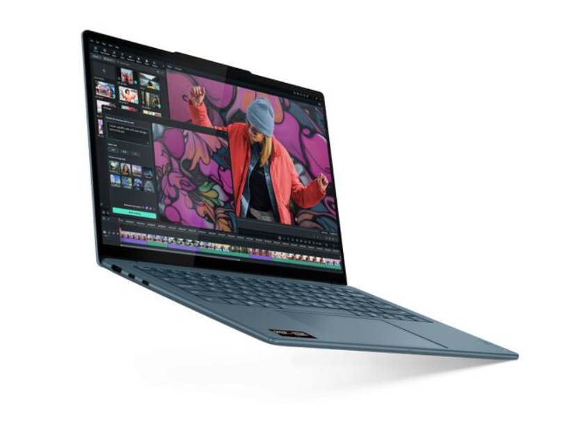 Laptop Lenovo Yoga Aura Edition, OLED, AMD Ryzen AI 5 430, 16GB RAM, 512GB SSD, Blue