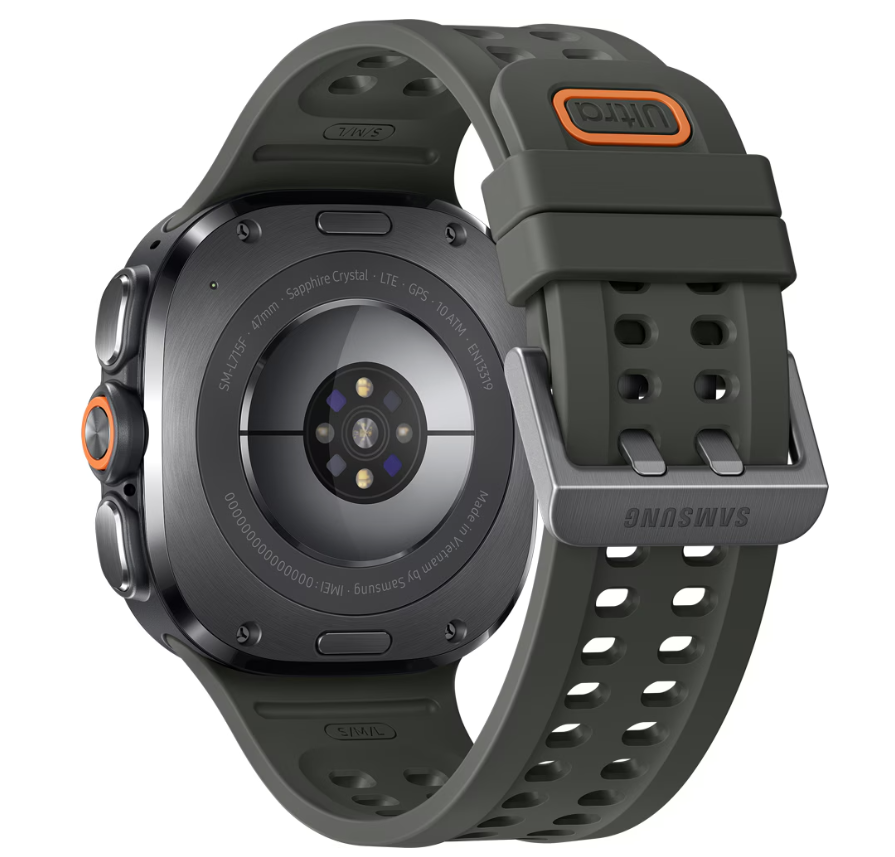 Smartwatch Samsung Galaxy Watch Ultra 2, Titanium Silver, Curea Olive