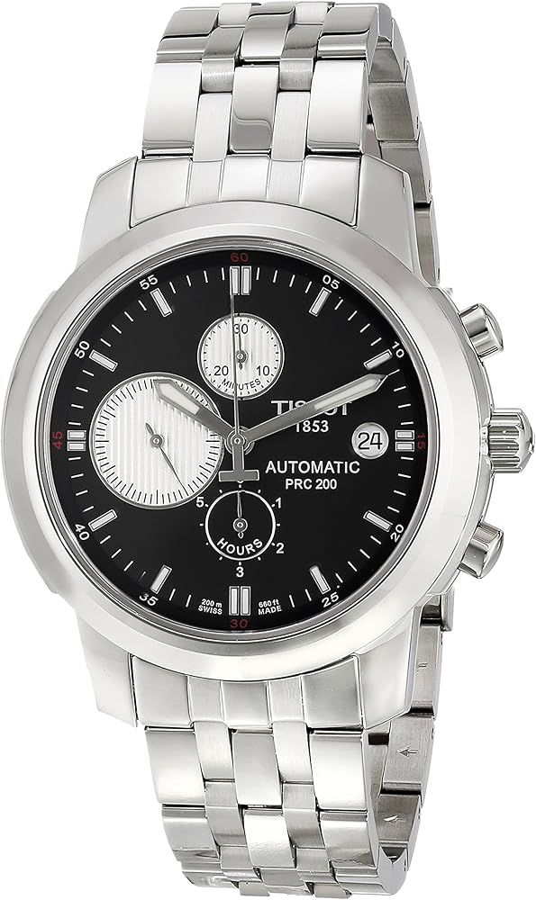 Tissot 1853 Automatic PRC 200 Chronograph – Ceas Elvețian Sport de Lux, Rezistent 200M