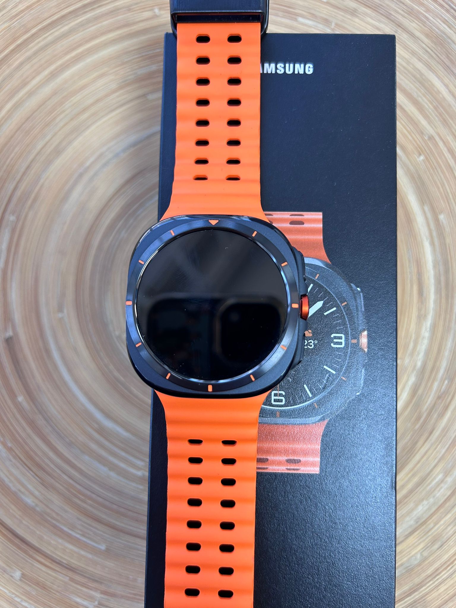 Samsung Galaxy Watch Ultra SM-L705F – Curea Portocalie, Smartwatch Premium, GPS, LTE