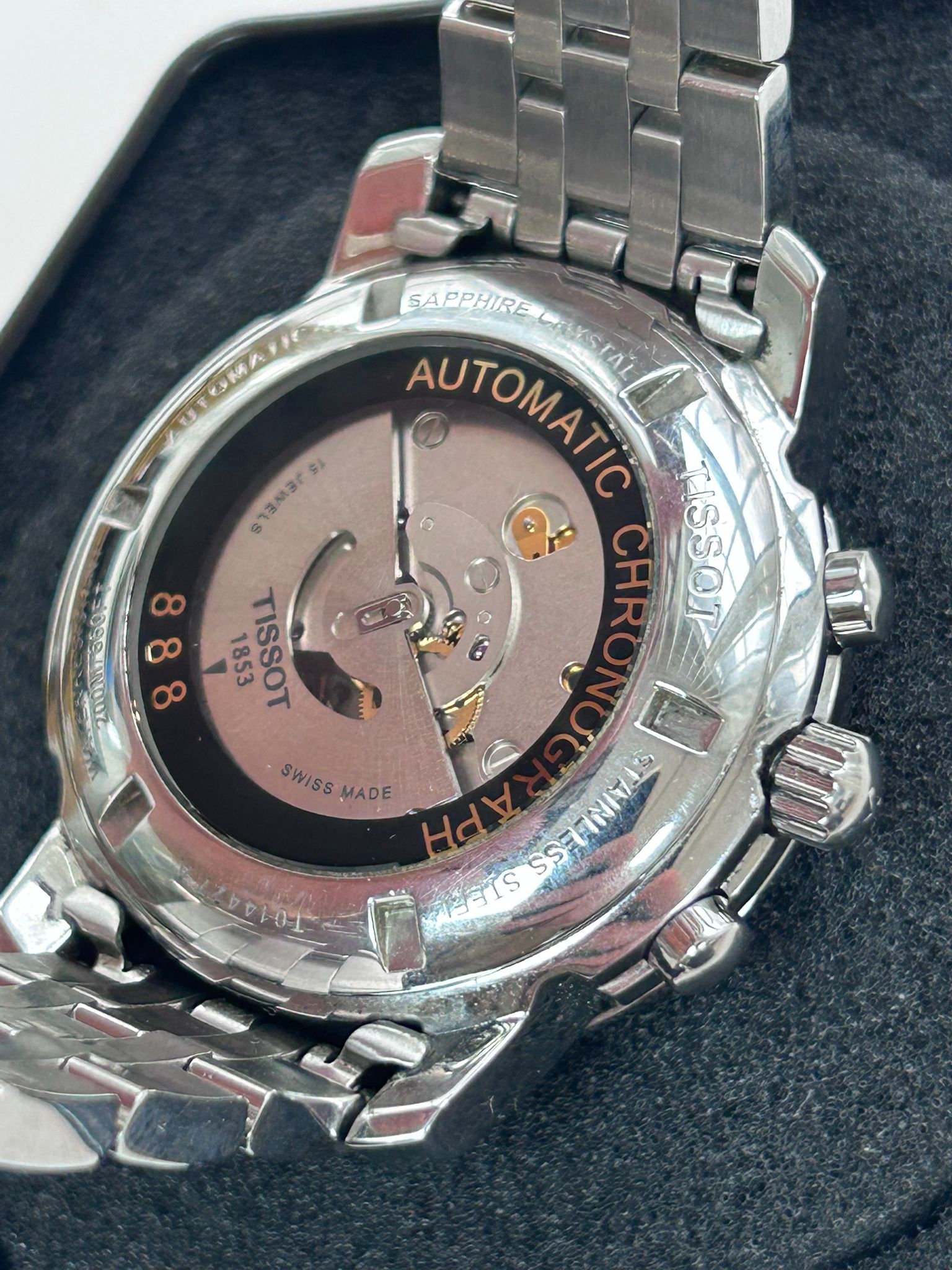 Tissot 1853 Automatic PRC 200 Chronograph – Ceas Elvețian Sport de Lux, Rezistent 200M
