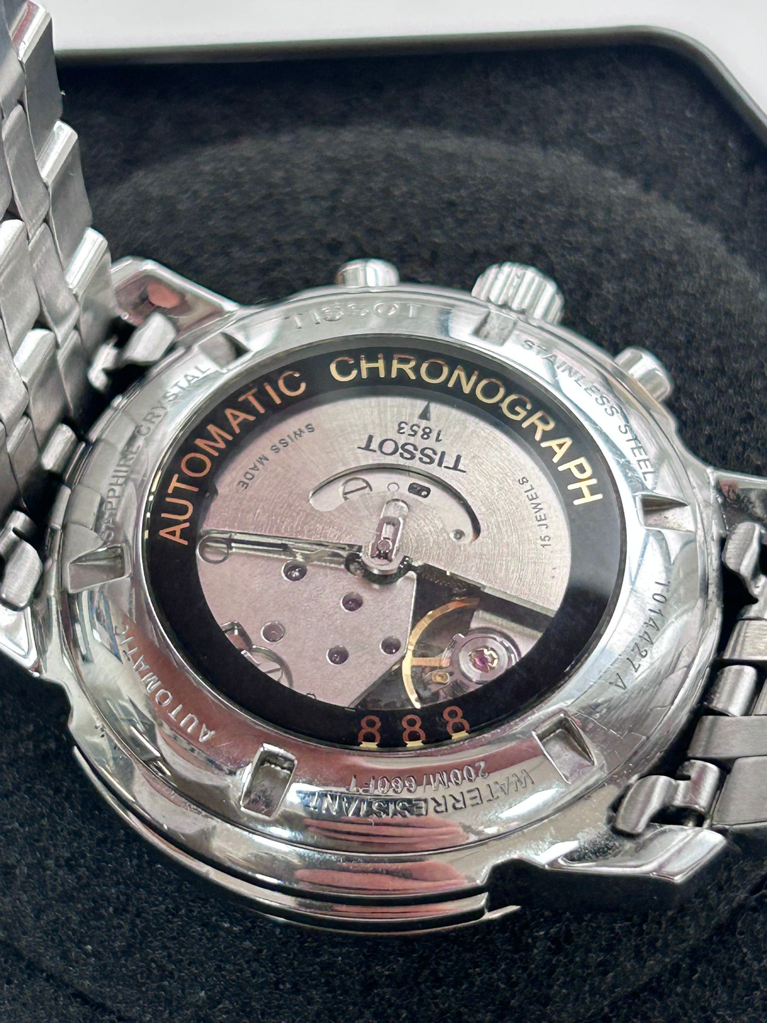 Tissot 1853 Automatic PRC 200 Chronograph – Ceas Elvețian Sport de Lux, Rezistent 200M